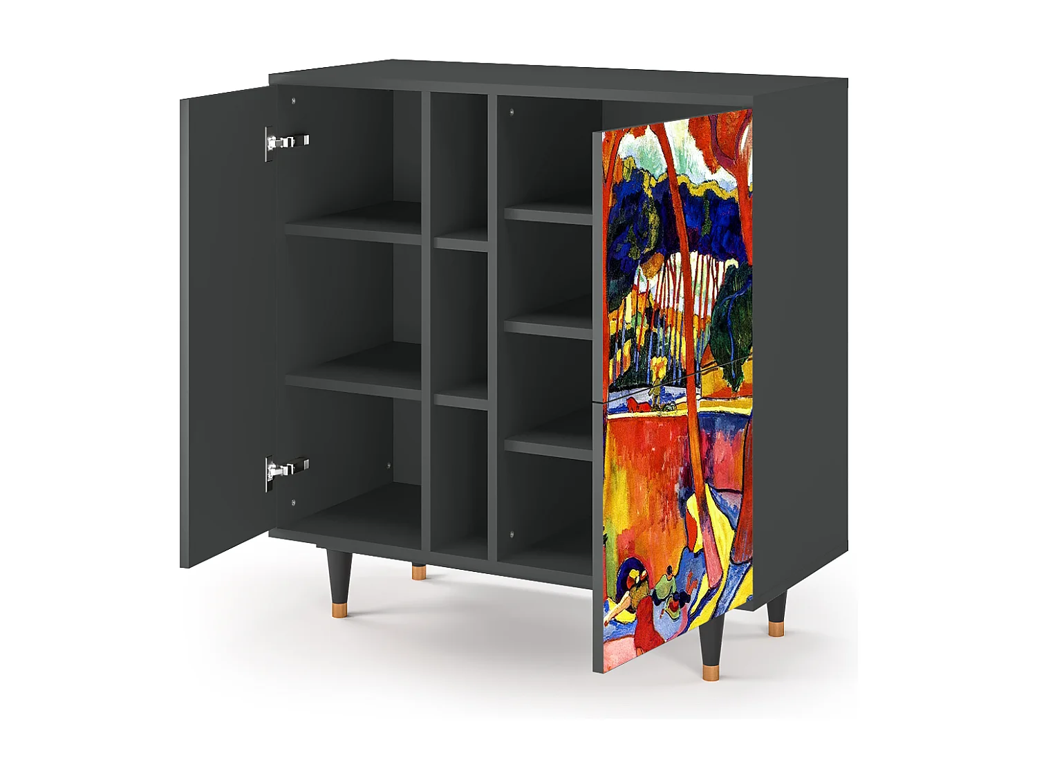 Dressoir - 94х96х41 cm - BS5 - The Turning Road, Antraciet