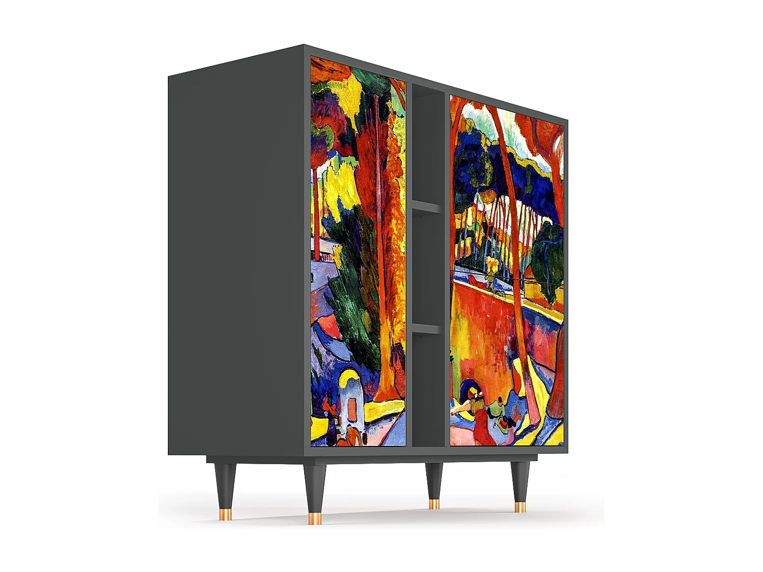 Buffet - 94х96х41 cm - BS5 - The Turning Road, Anthracite