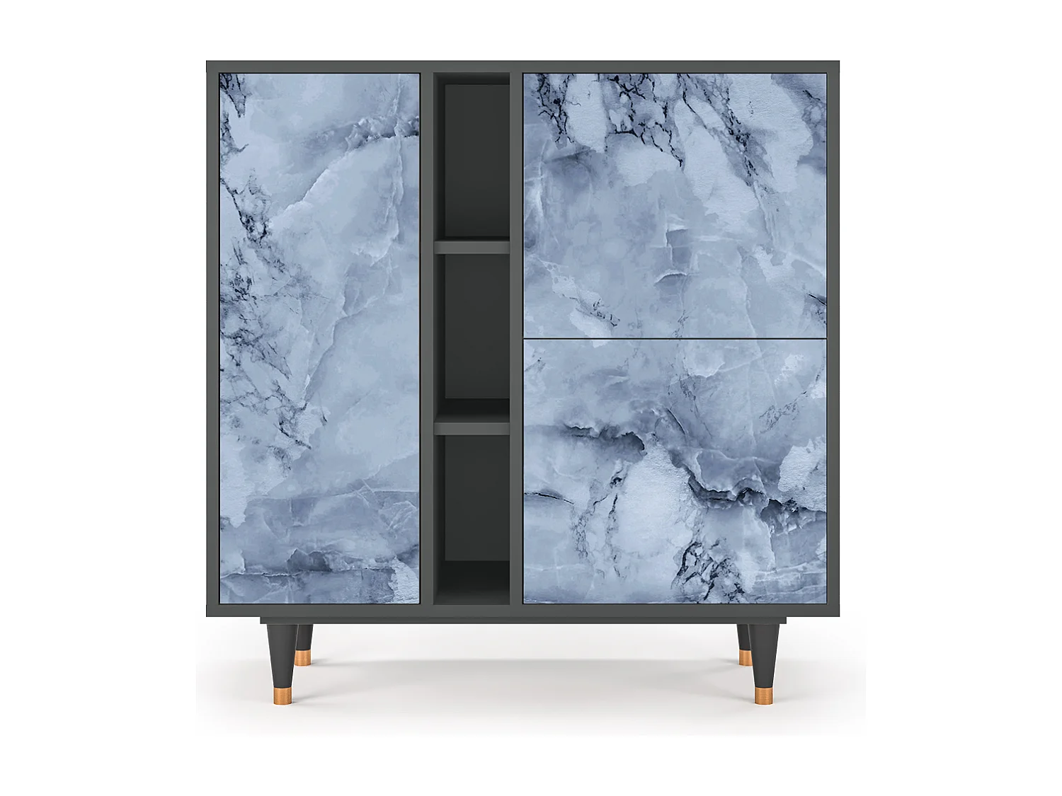 Buffet - 94х96х41 cm - BS5 - Feather Ice, Anthracite