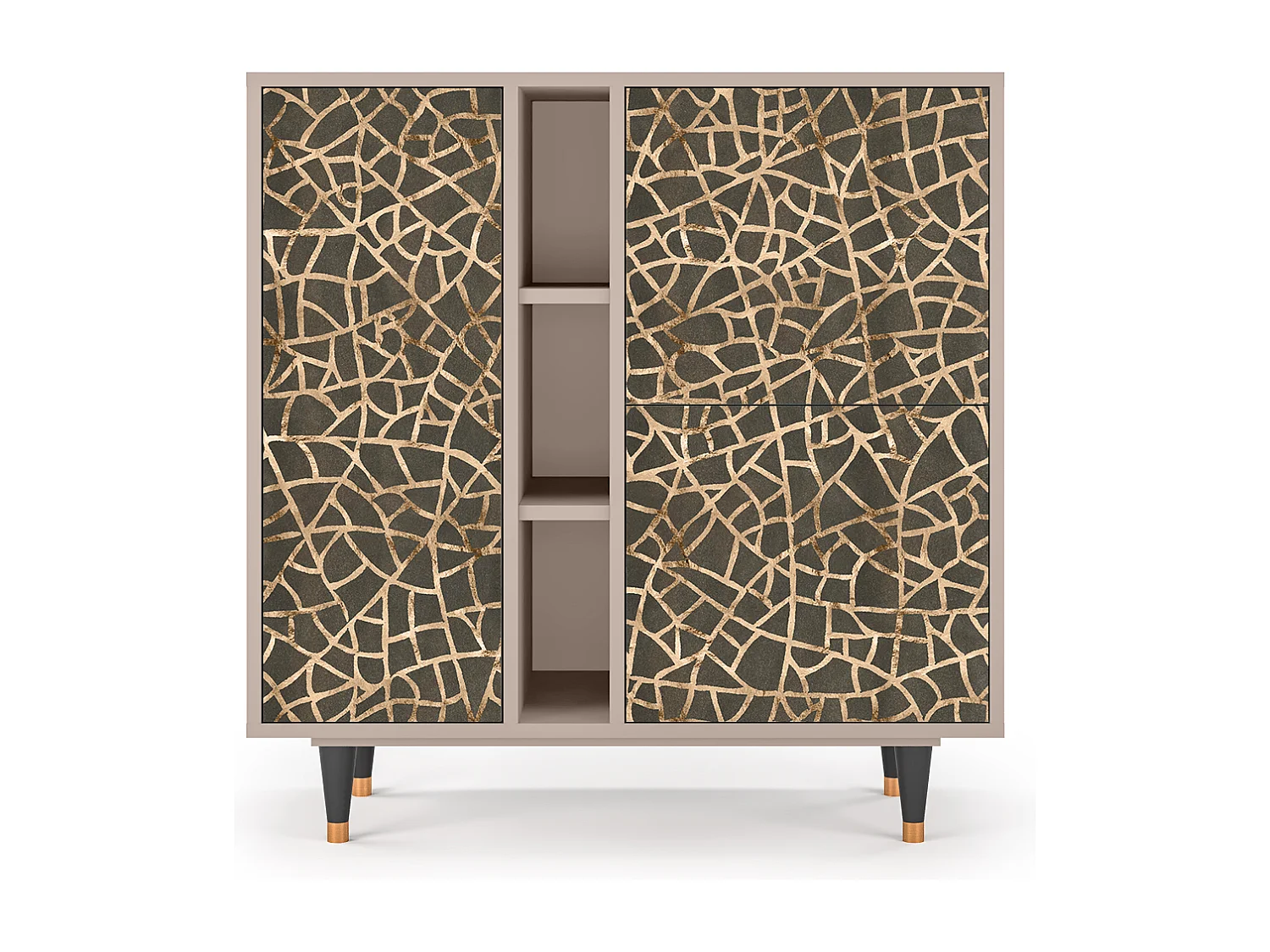 Dressoir - 94х96х41 cm - BS5 - Enlarged Leaf, Latte