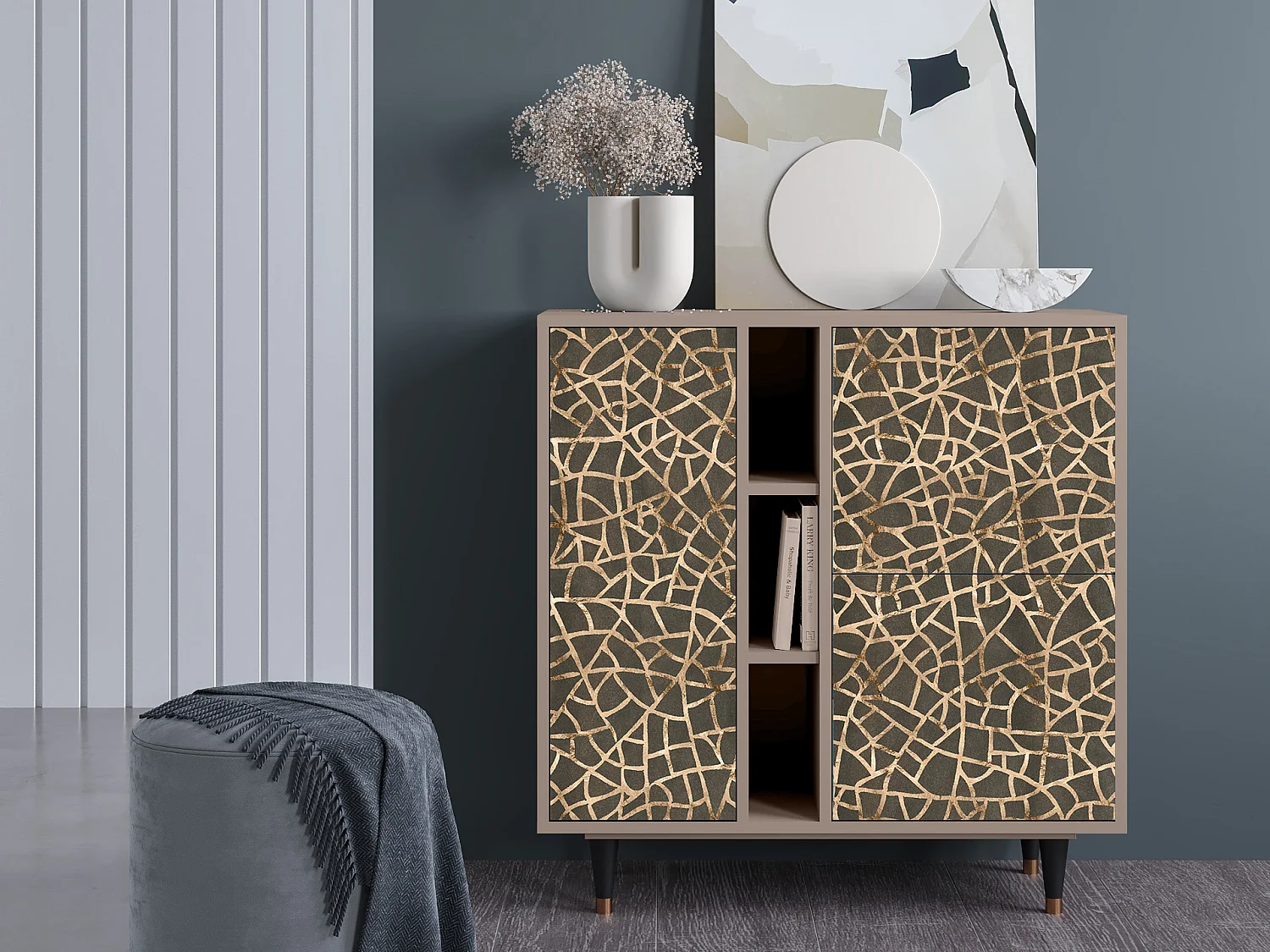 Buffet - 94х96х41 cm - BS5 - Enlarged Leaf, Latte