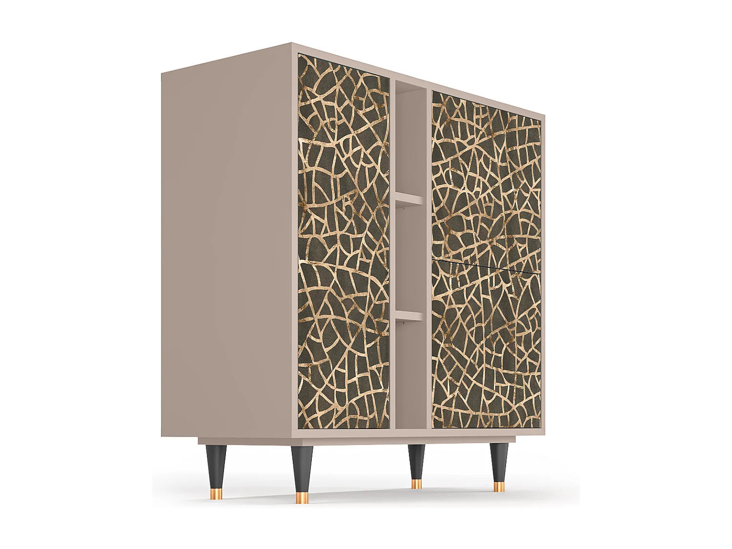 Buffet - 94х96х41 cm - BS5 - Enlarged Leaf, Latte