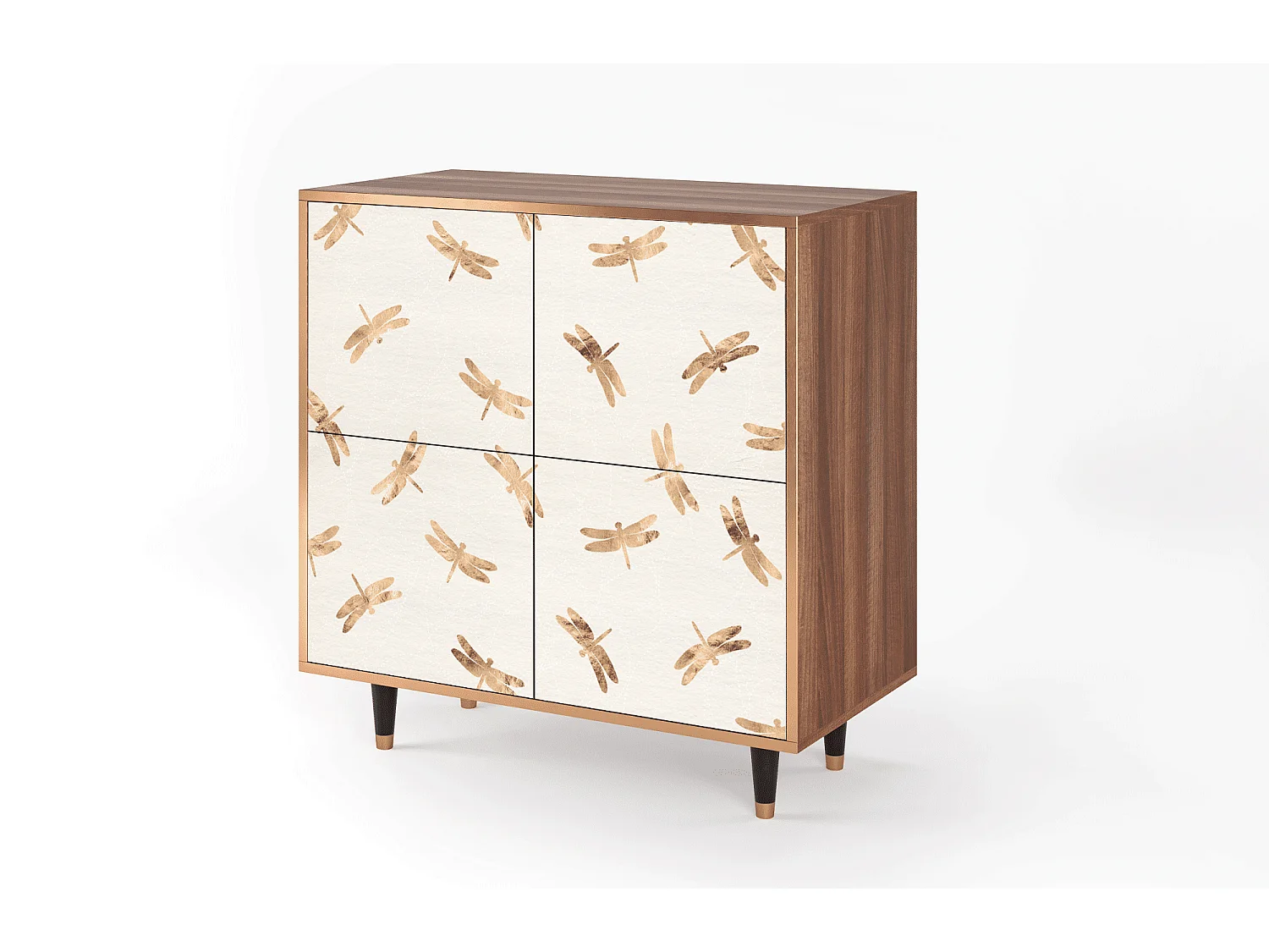 Credenza - 94x96x48 cm - BS3 - Nude Dragonflies, Noce