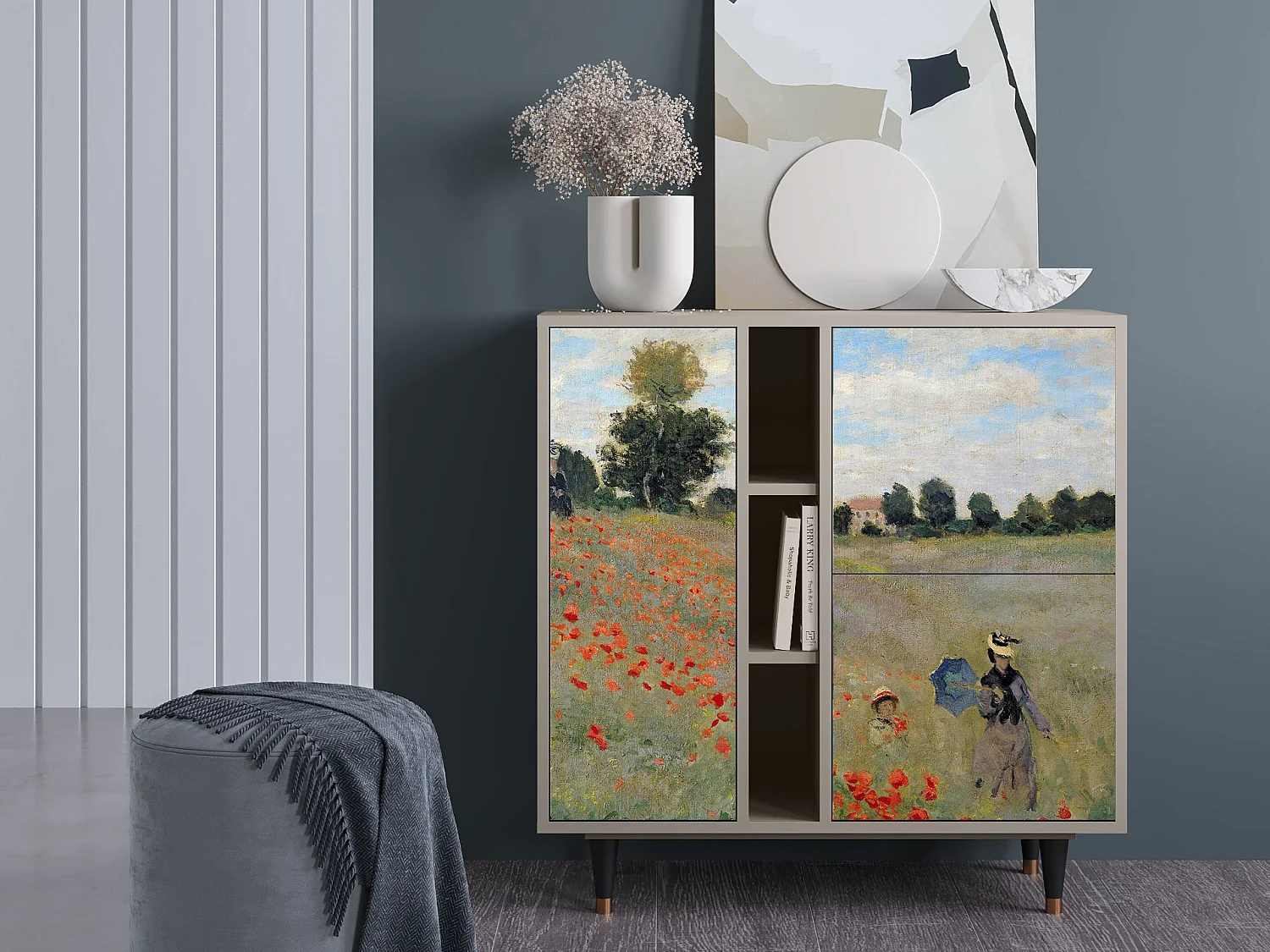 Sideboard - 94х96х41 cm - BS5 - The Poppy Field   , Sand