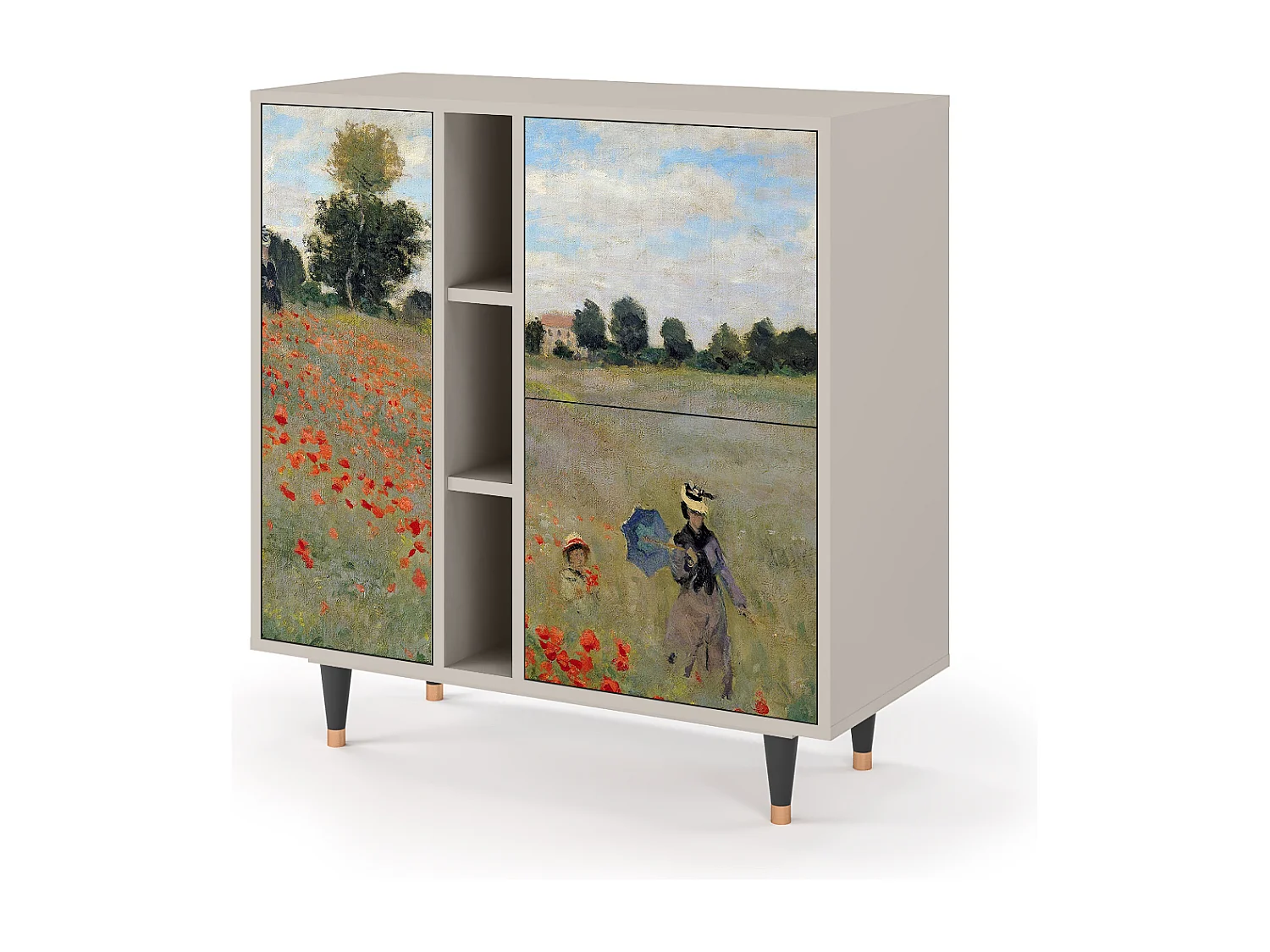 Sideboard - 94х96х41 cm - BS5 - The Poppy Field   , Sand