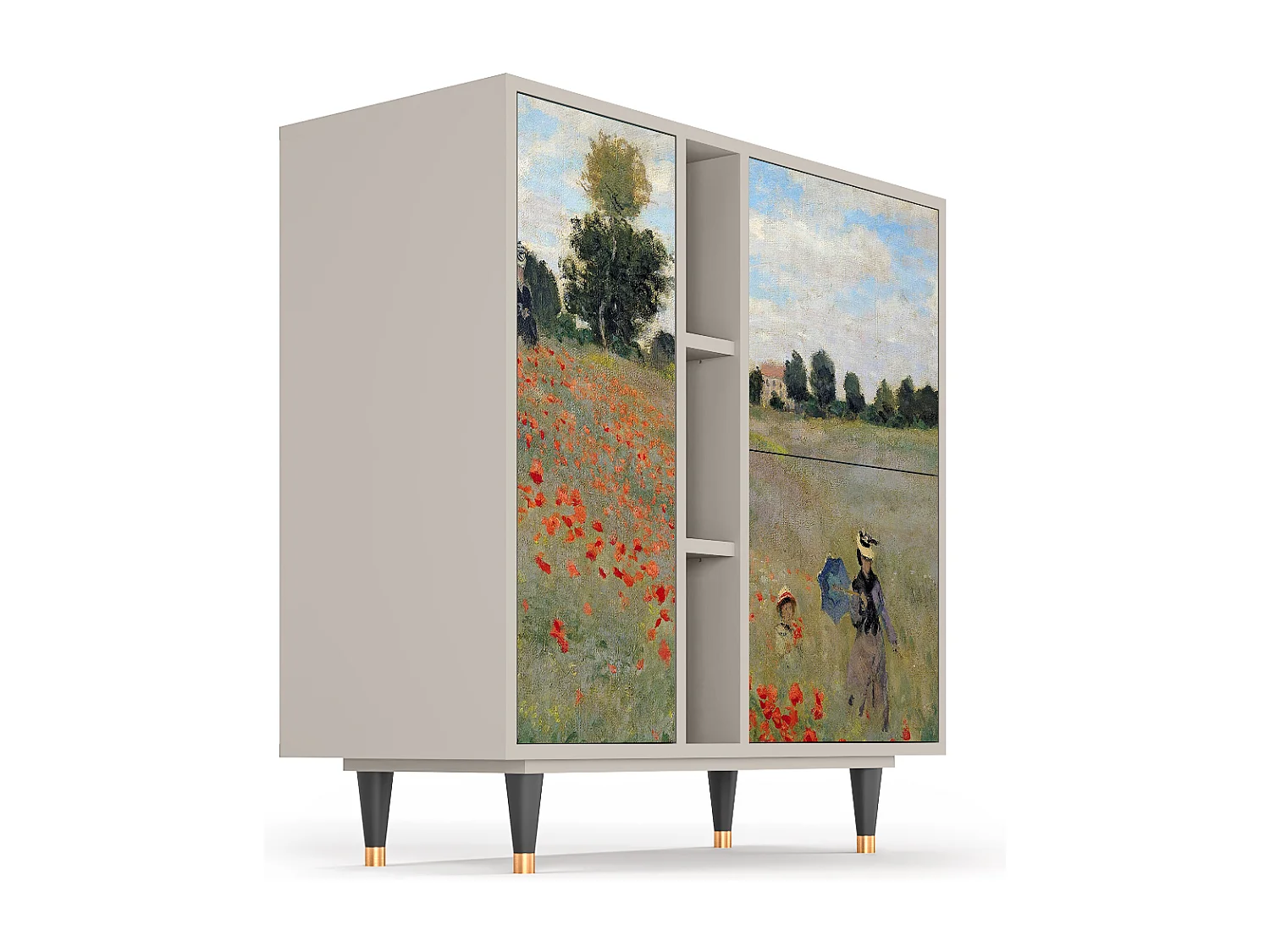 Sideboard - 94х96х41 cm - BS5 - The Poppy Field   , Sand