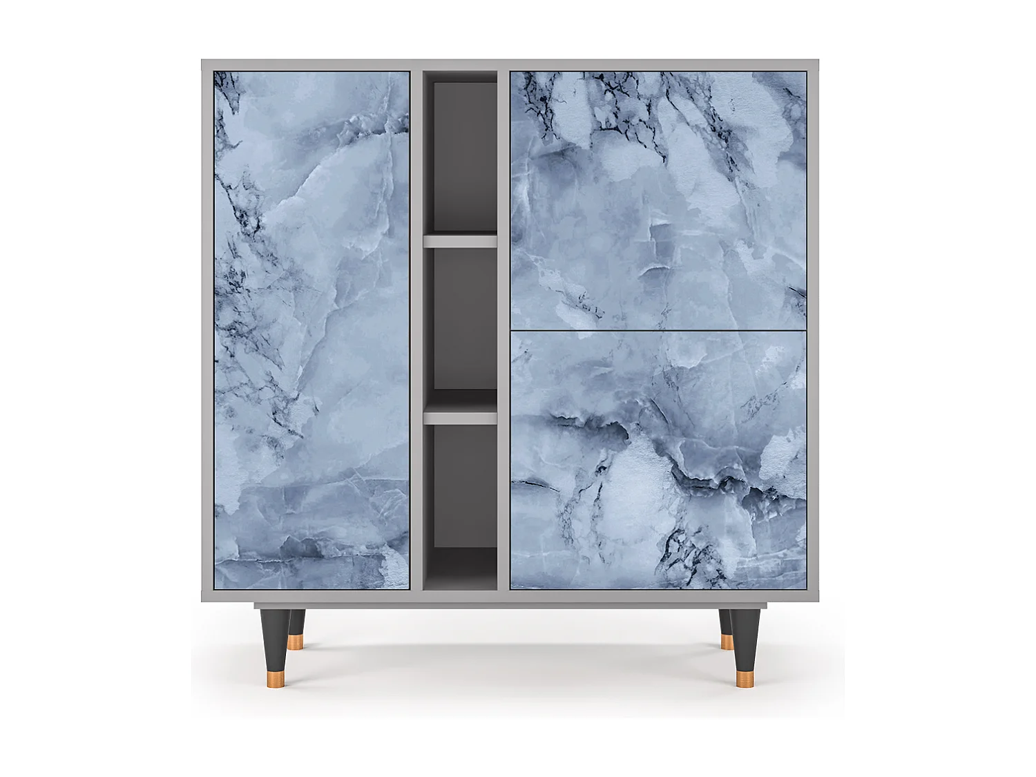 Dressoir - 94х96х41 cm - BS5 - Feather Ice, Grijs