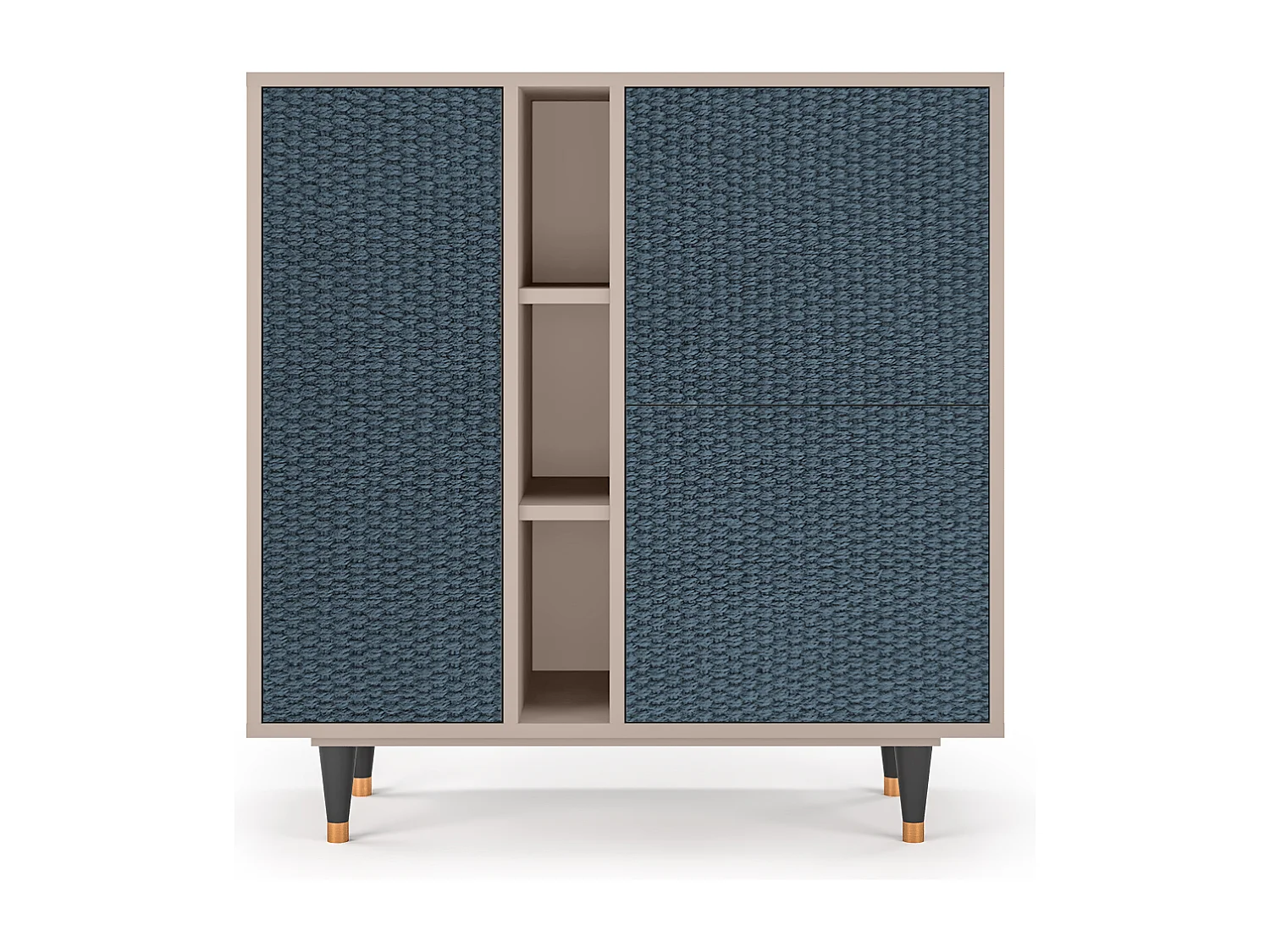Credenza - 94х96х41 cm - BS5 - Knitted Pattern, Latte