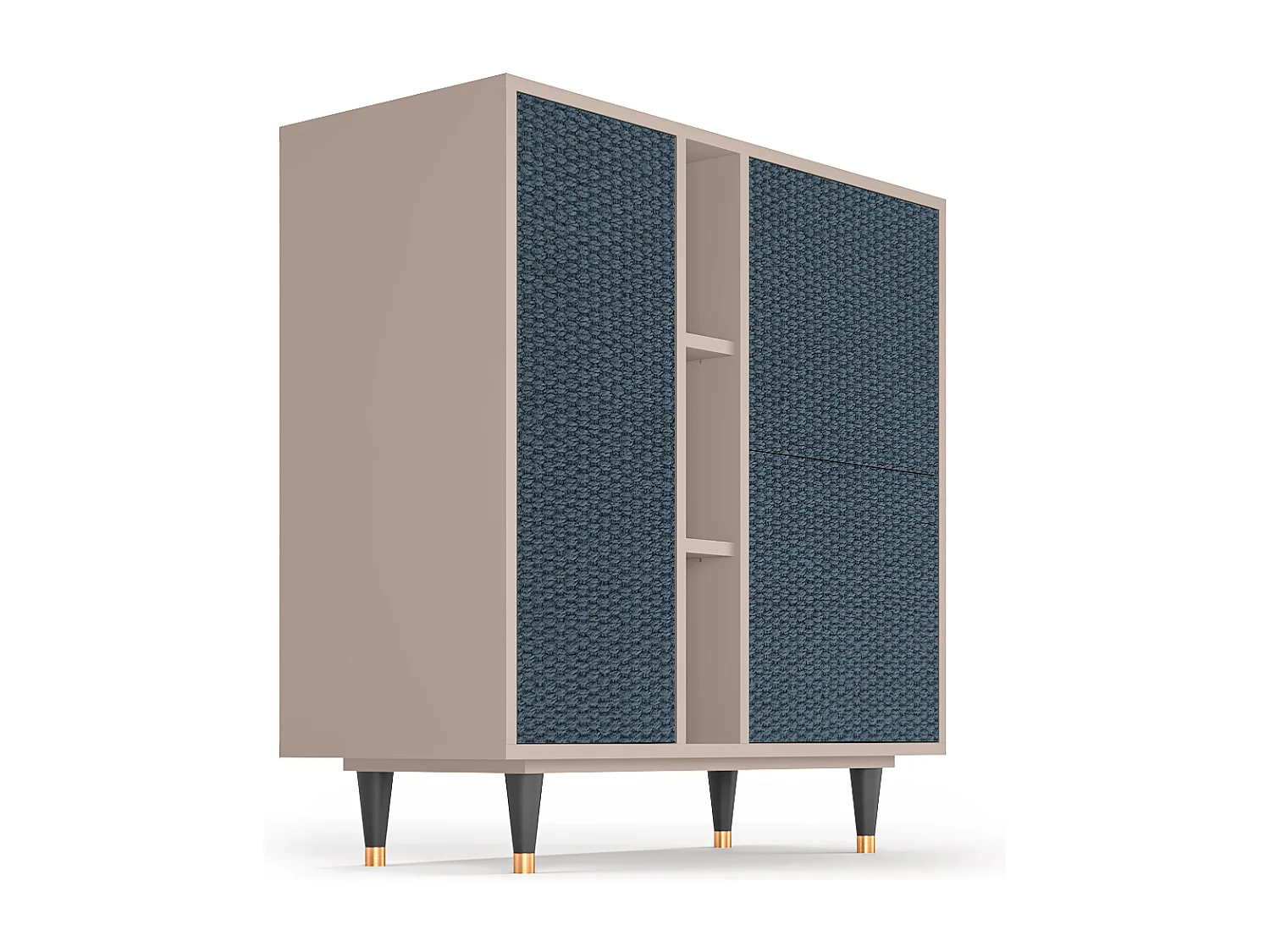 Credenza - 94х96х41 cm - BS5 - Knitted Pattern, Latte