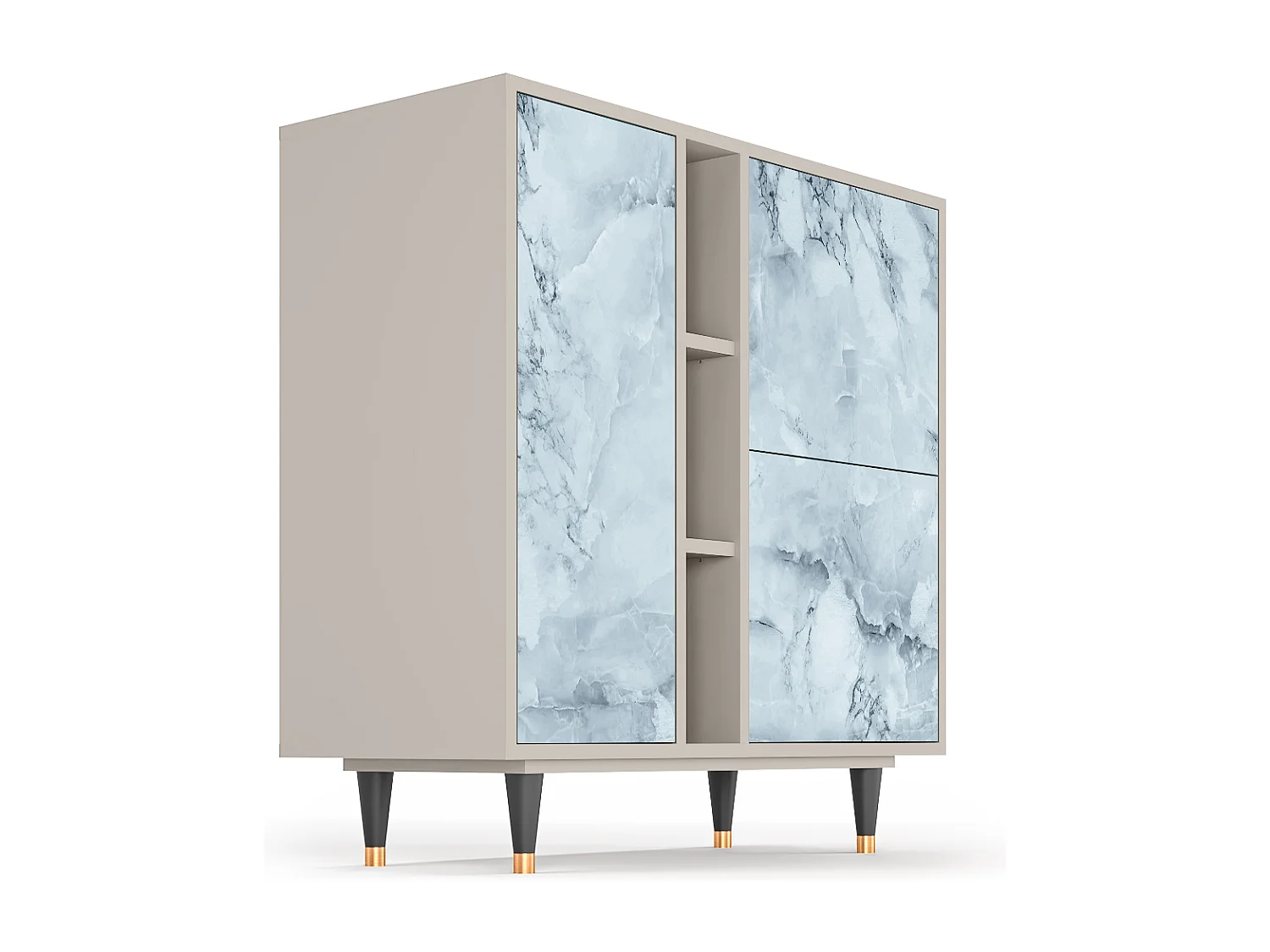 Sideboard - 94х96х41 cm - BS5 - Glacial Colour, Sand
