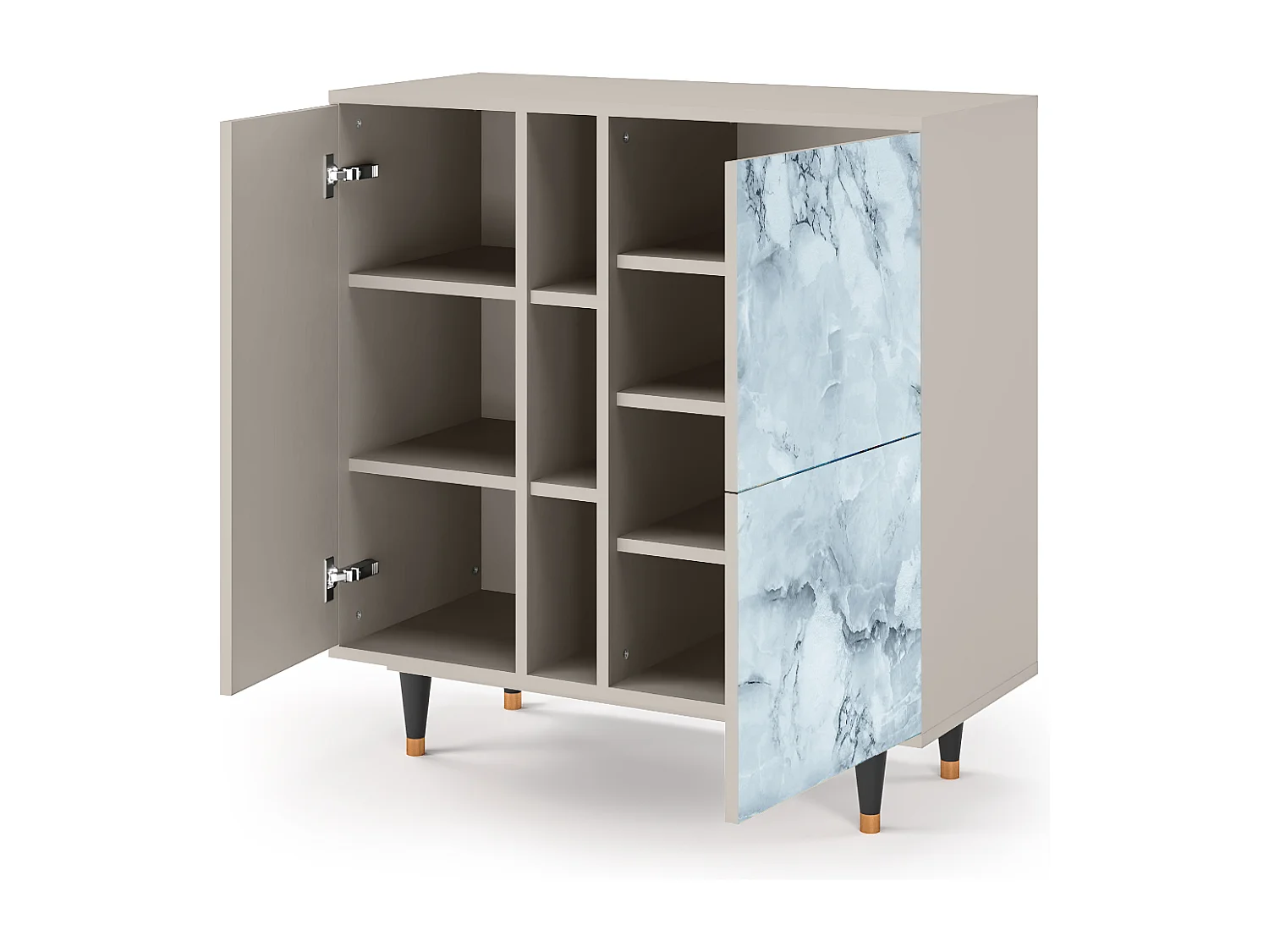 Sideboard - 94х96х41 cm - BS5 - Glacial Colour, Sand