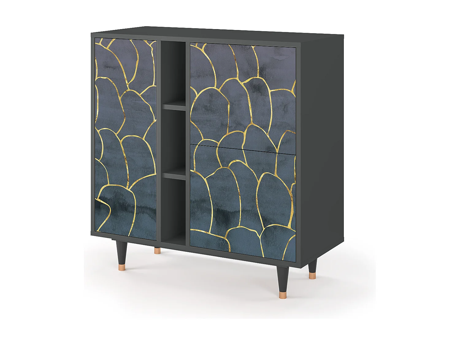 Buffet - 94х96х41 cm - BS5 - Blue Lagoon, Anthracite