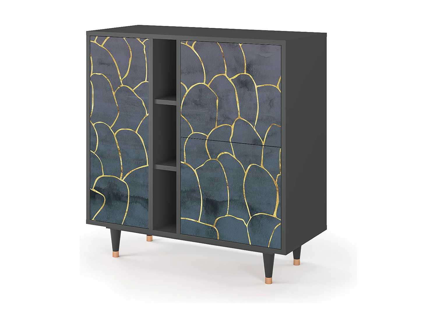 Buffet - 94х96х41 cm - BS5 - Blue Lagoon, Anthracite