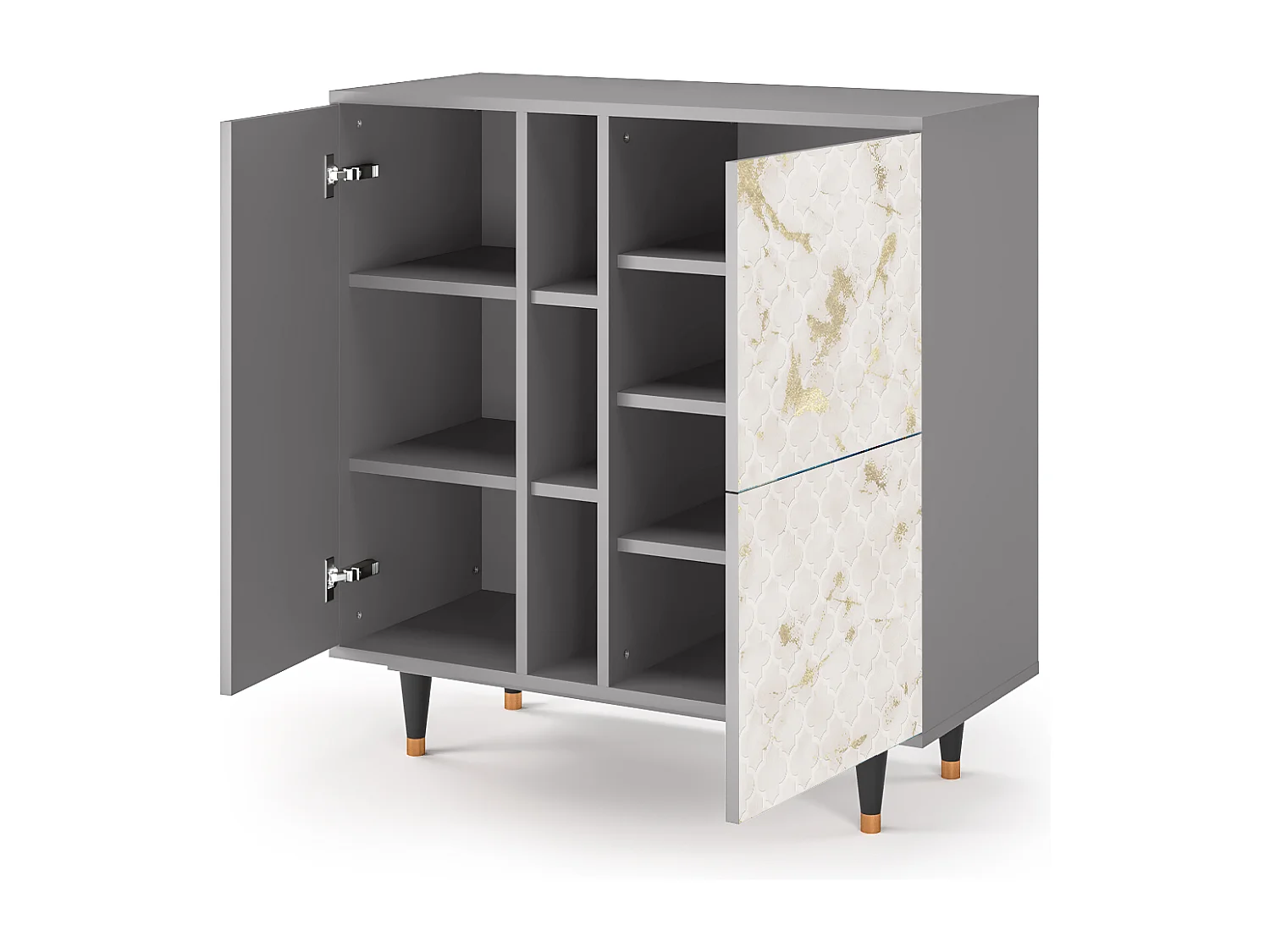 Dressoir - 94х96х41 cm - BS5 - Sahara desert, Grijs