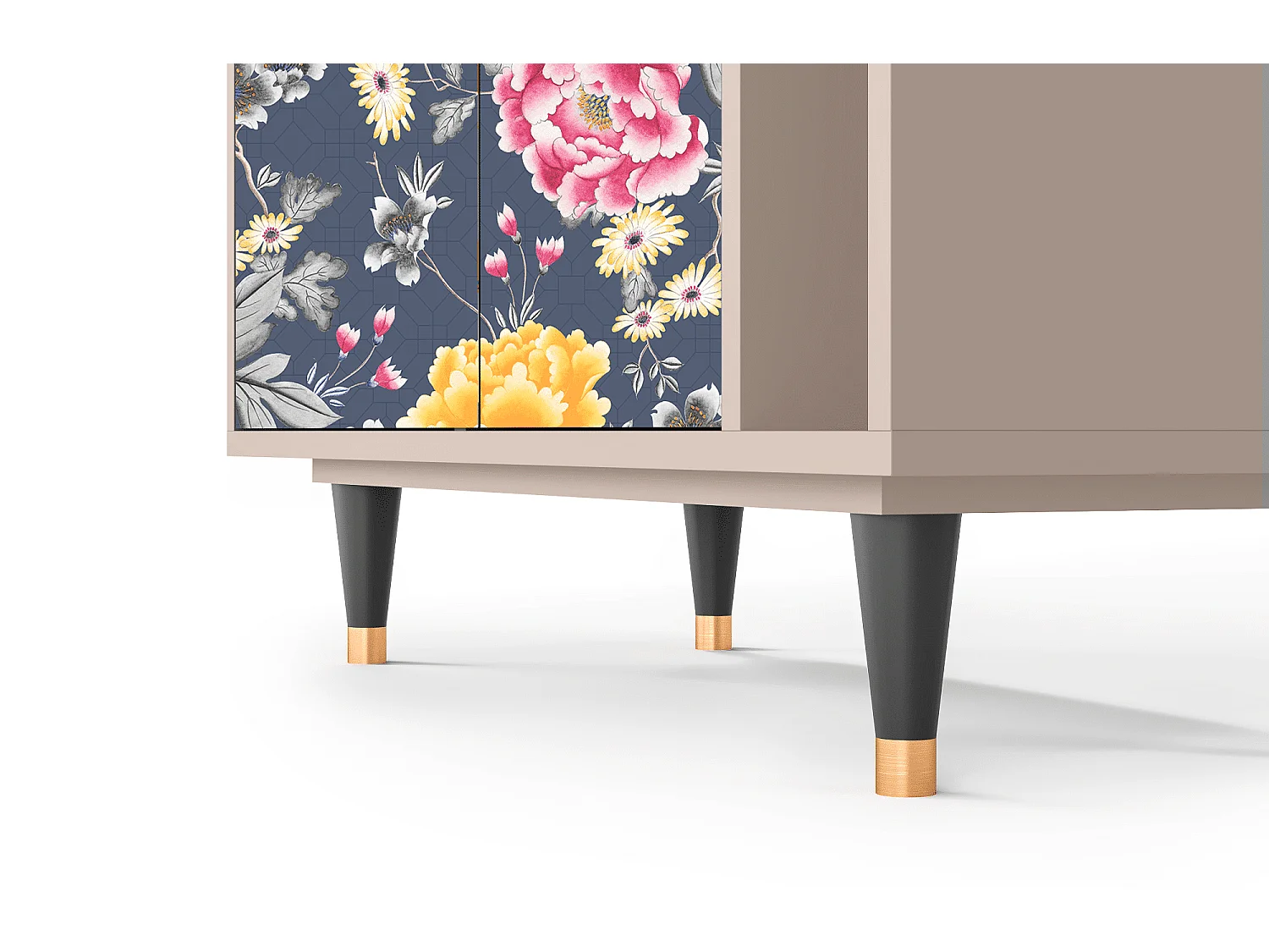 Buffet - 96х110х41 cm - BS6 - Dark Flower Bed, Latte