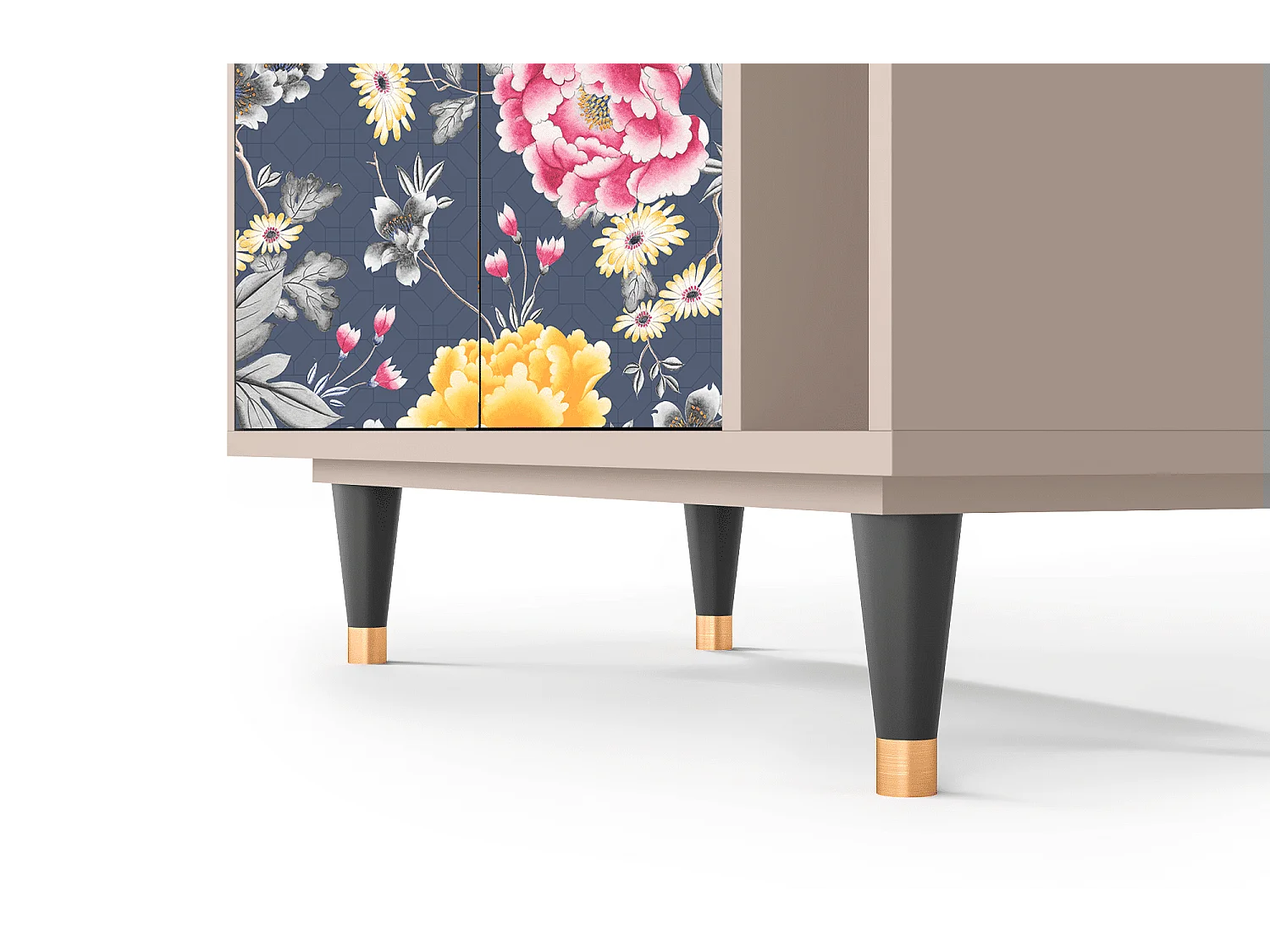 Buffet - 96х110х41 cm - BS6 - Dark Flower Bed, Latte