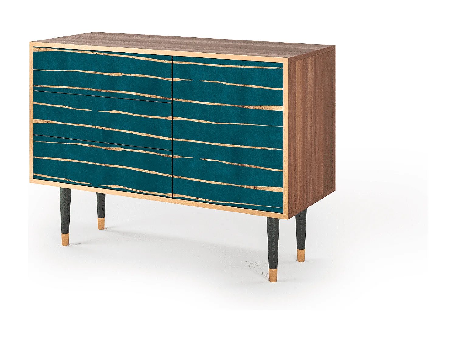 Credenza - 115х84х41 cm - S3 - Ocean Drive, Noce