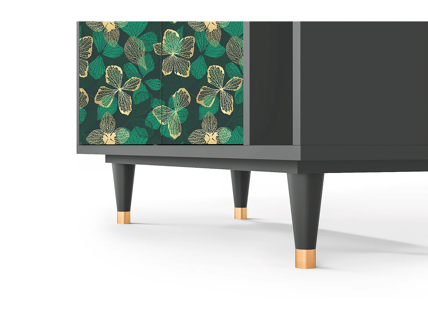 Credenza - 96х110х41 cm - BS6 - Green Flower, Antracite