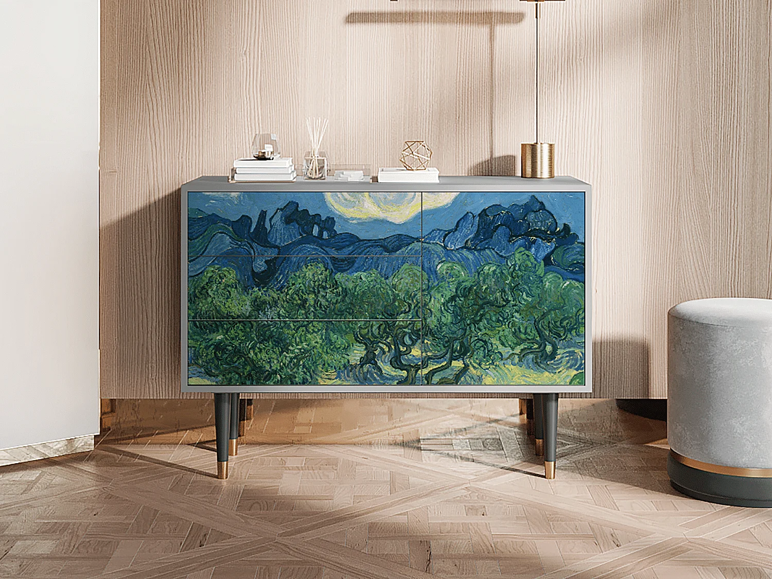 Credenza - 115х84х41 cm - S3 - The Oil Trees, Grigio