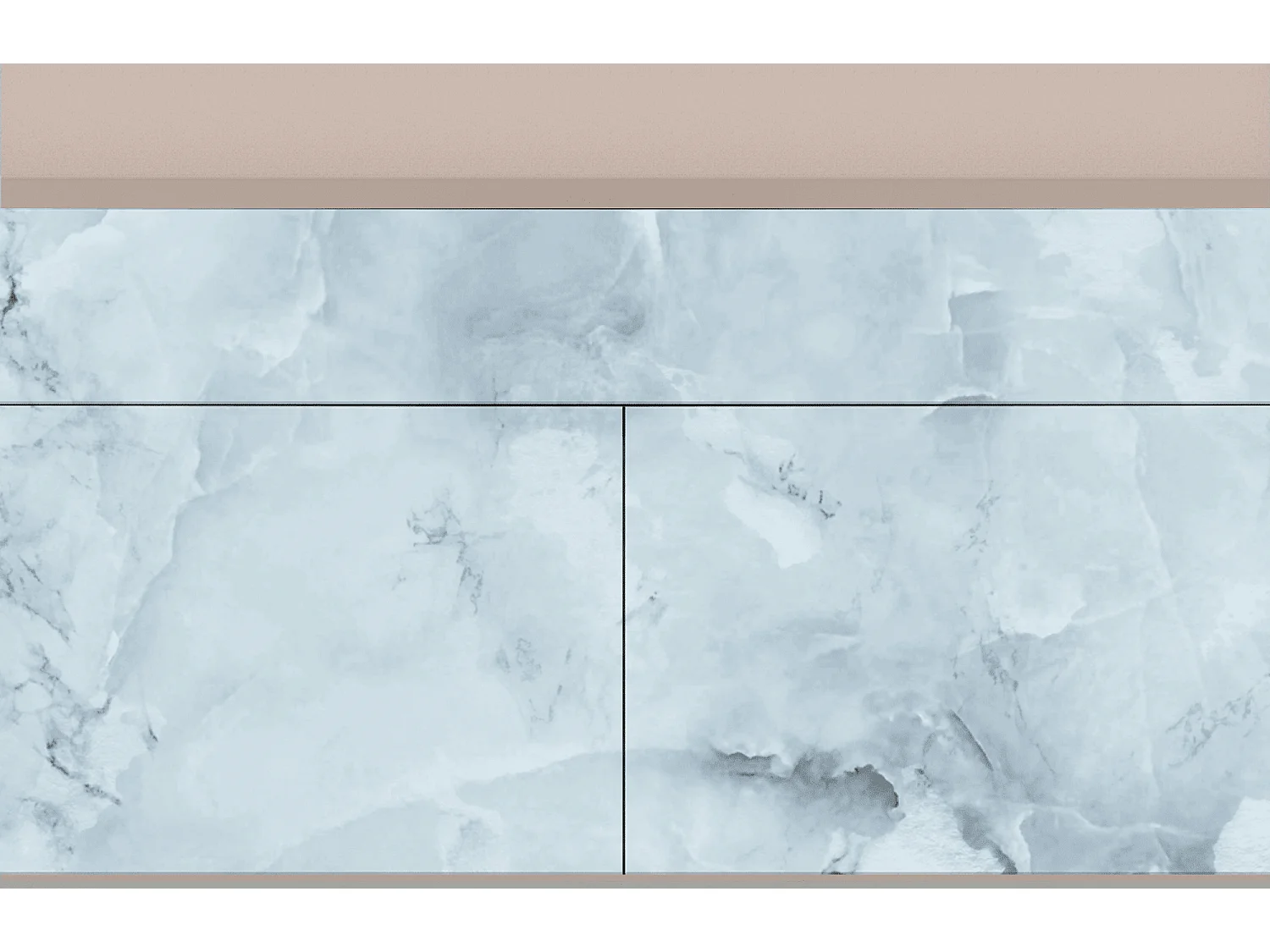 Kredens - 115x85x48 cm - BS4 - Glacial Colour, Latte