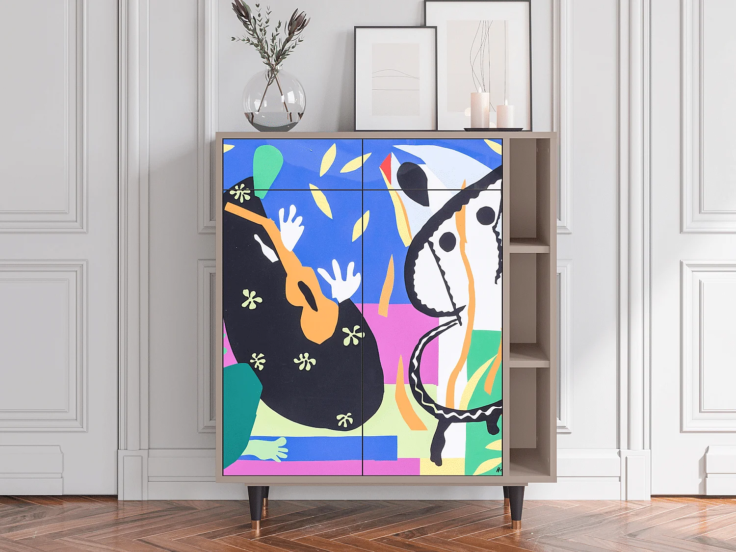 Buffet - 96х110х41 cm - BS6 - La Tristesse du Roi, Latte