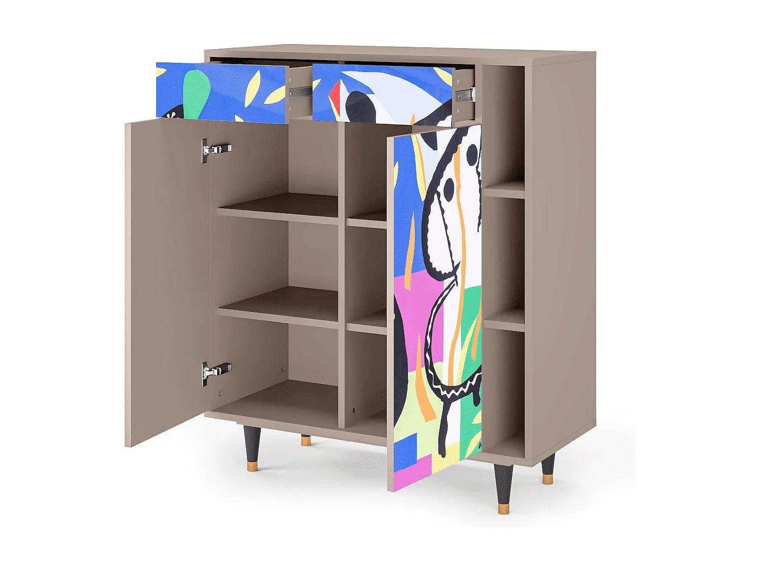 Buffet - 96х110х41 cm - BS6 - La Tristesse du Roi, Latte