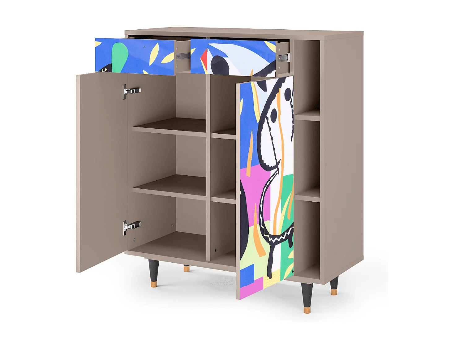 Buffet - 96х110х41 cm - BS6 - La Tristesse du Roi, Latte