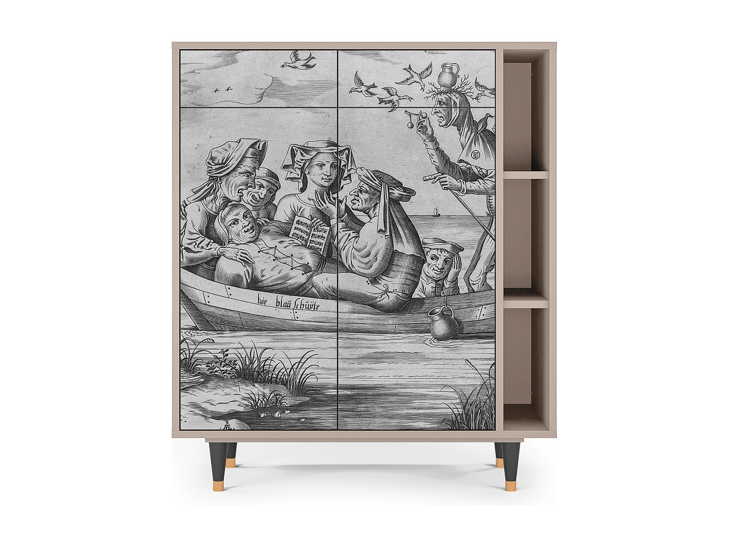 Sideboard - 96х110х41 cm - BS6 - Blau Schuyte, Latte