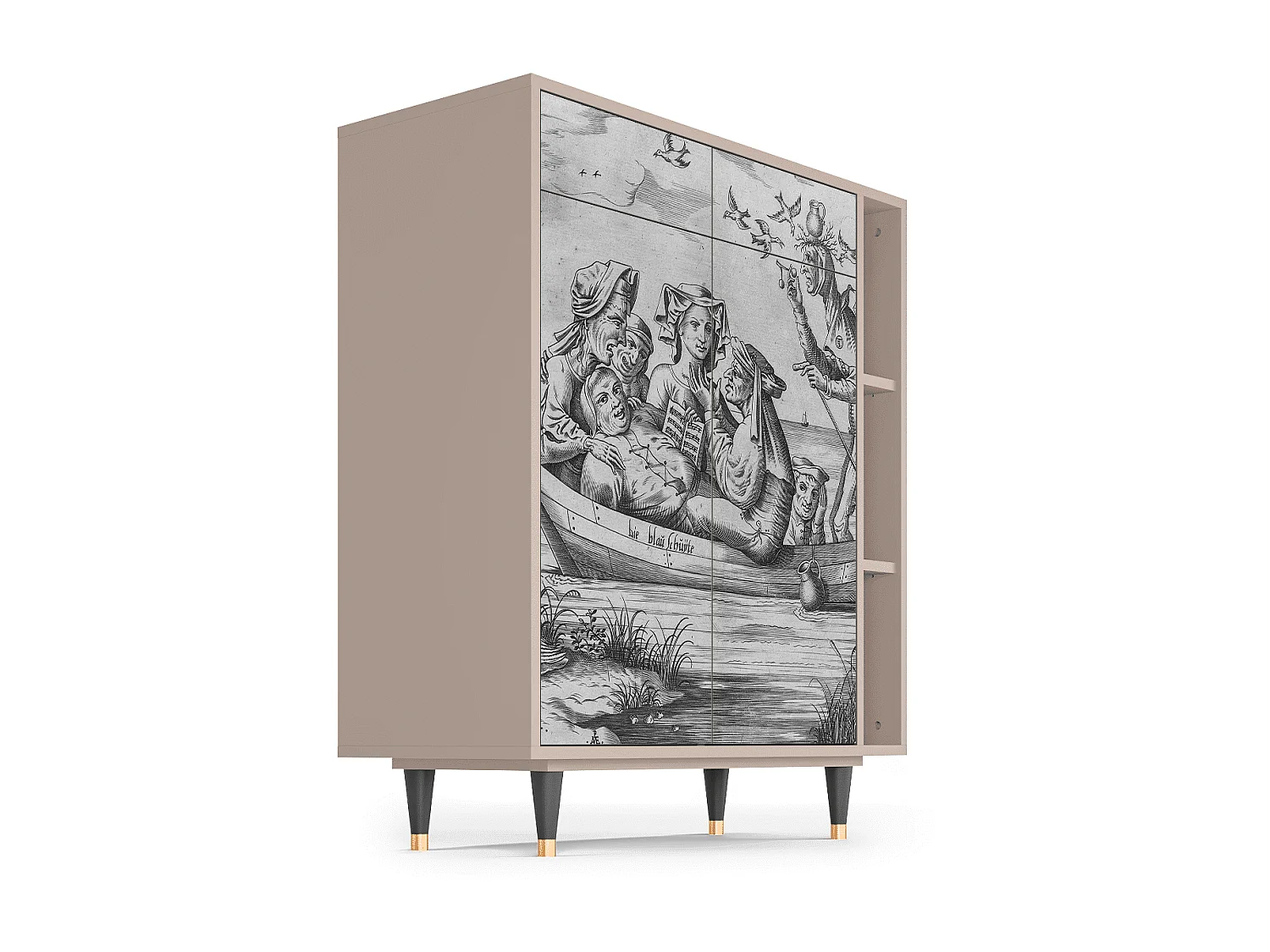 Sideboard - 96х110х41 cm - BS6 - Blau Schuyte, Latte