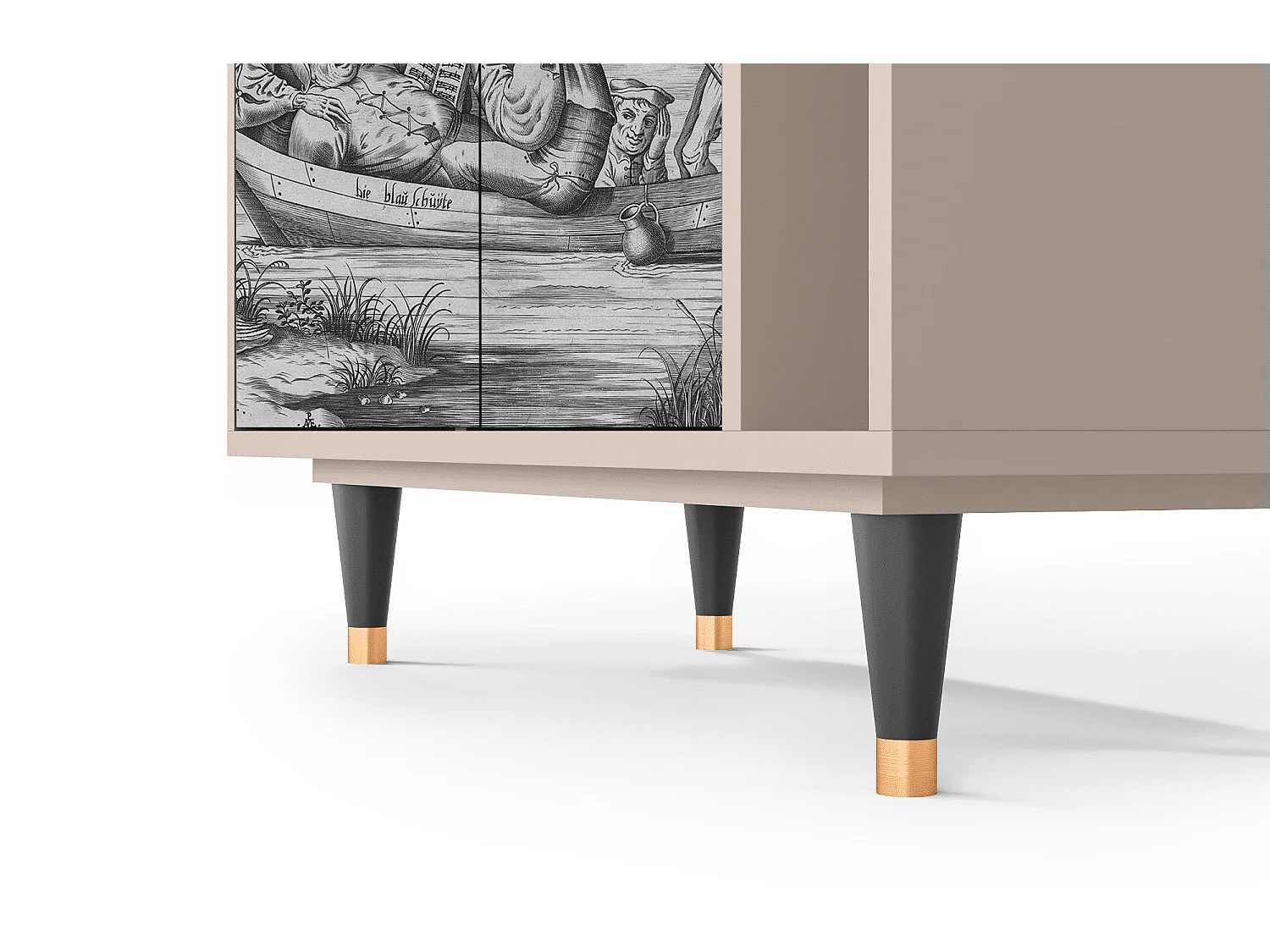 Sideboard - 96х110х41 cm - BS6 - Blau Schuyte, Latte