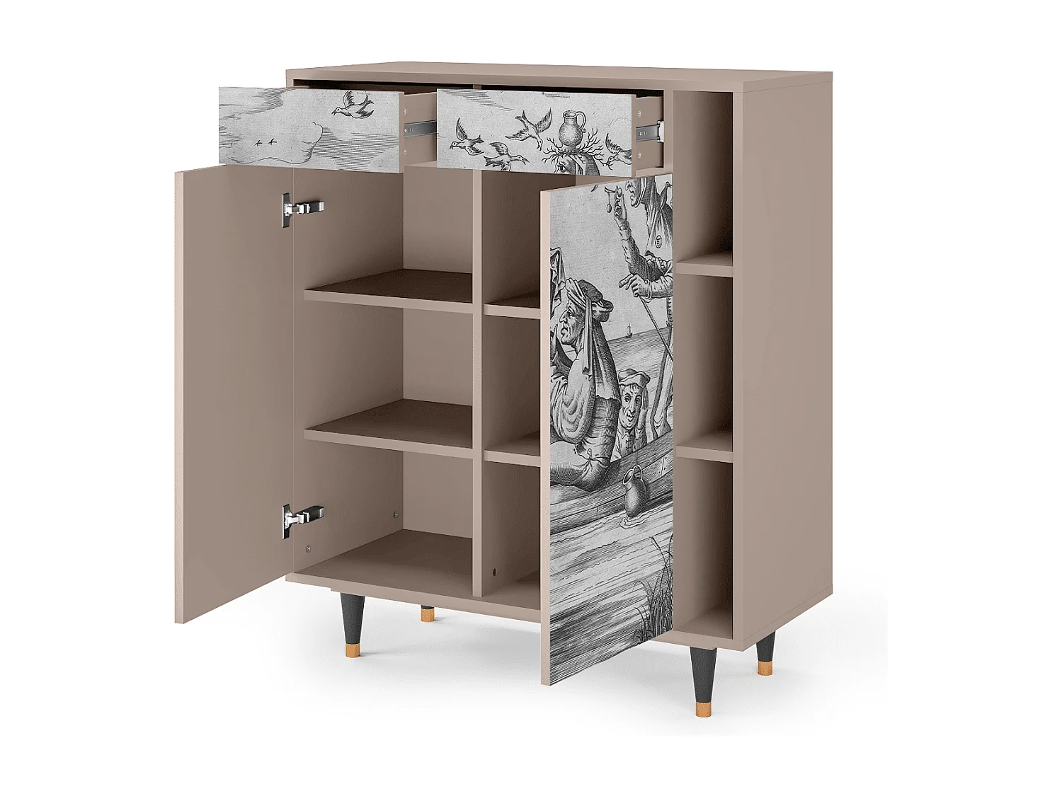 Sideboard - 96х110х41 cm - BS6 - Blau Schuyte, Latte