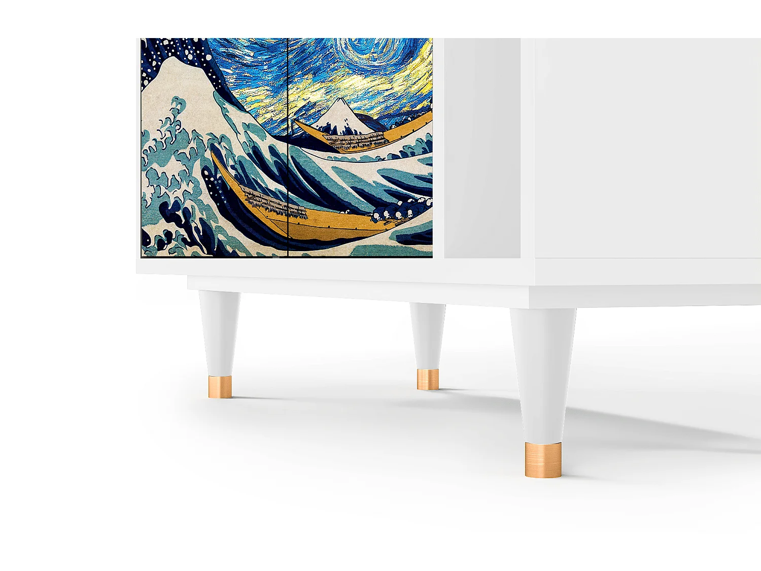 Buffet - 96х110х41 cm - BS6 - Great Wave, Blanc