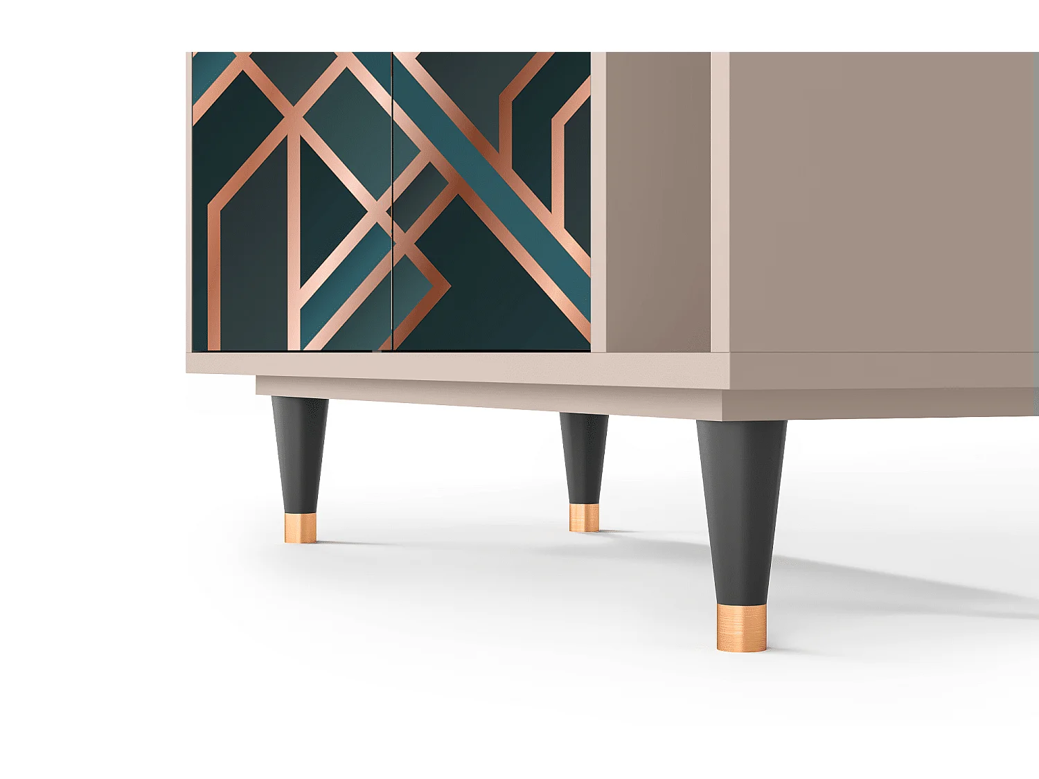 Buffet - 96х110х41 cm - BS6 - Bronze Crossroad, Latte