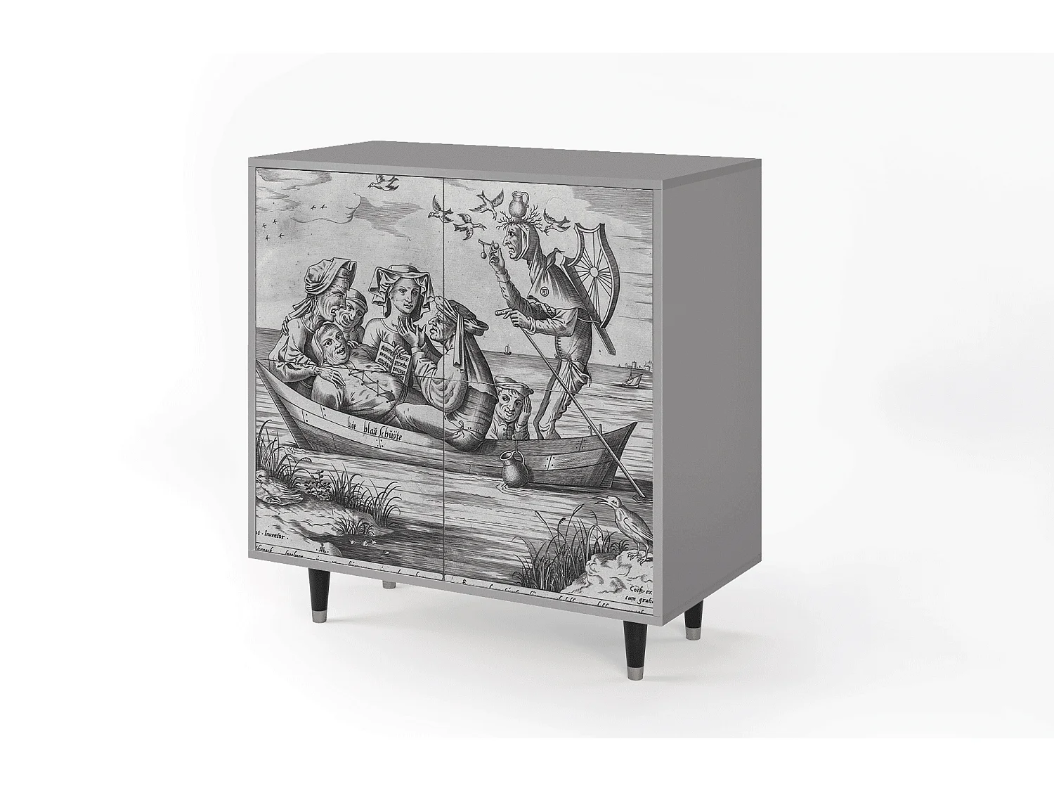 Buffet - 94x96x48 cm - BS3 - Blau Schuyte, Gris