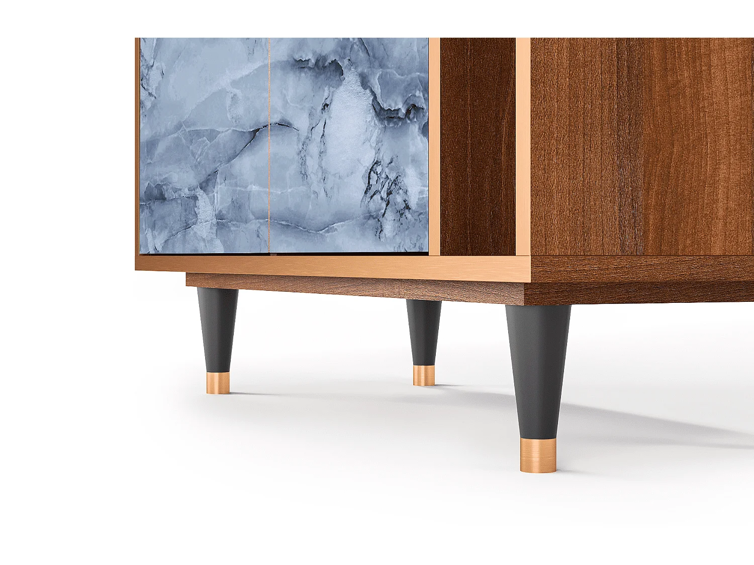 Buffet - 96х110х41 cm - BS6 - Feather Ice, Noyer