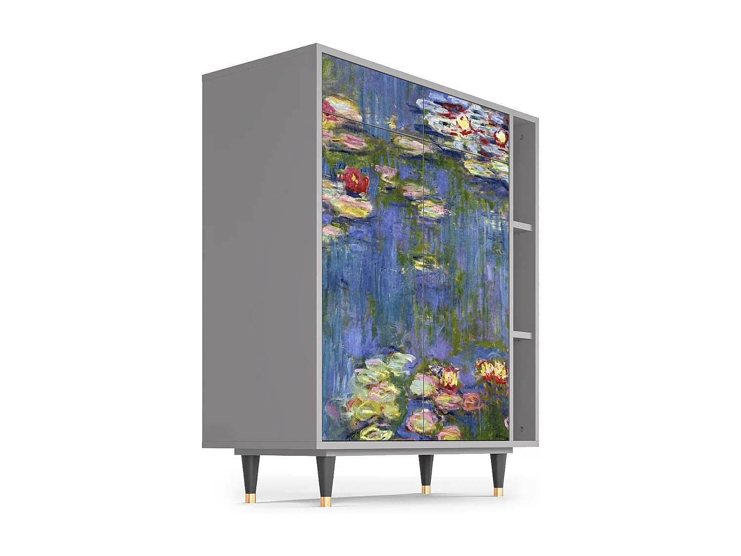 Aparador - 96х110х41 cm - BS6 - The water lily pond  , Gris
