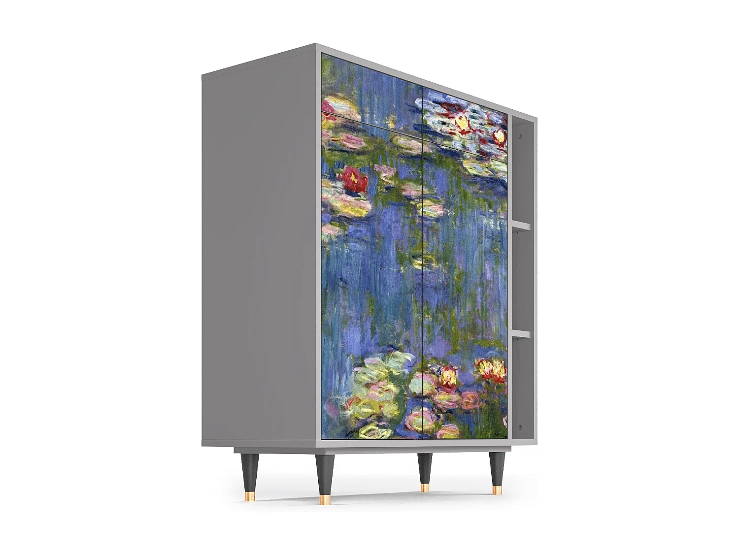 Buffet - 96х110х41 cm - BS6 - The water lily pond  , Gris