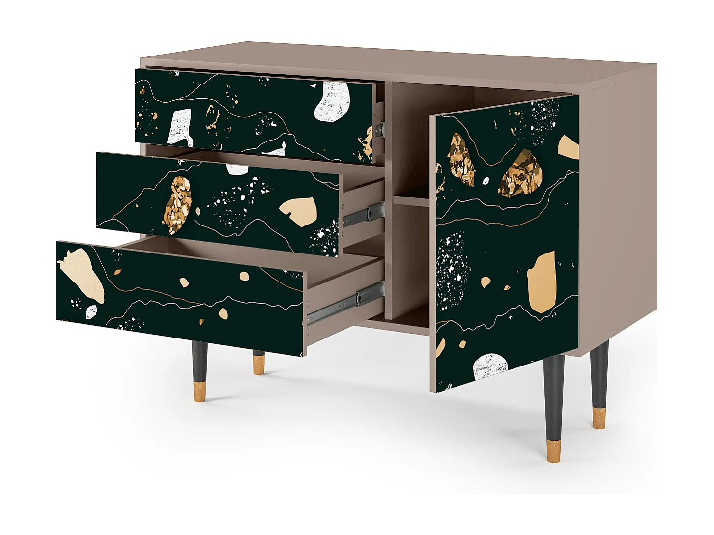 Credenza - 115х84х41 cm - S3 - Space Rocks, Latte