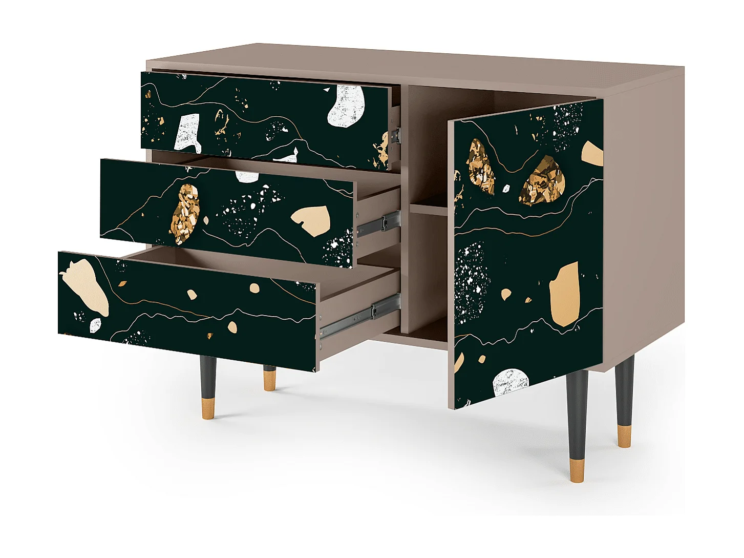 Credenza - 115х84х41 cm - S3 - Space Rocks, Latte