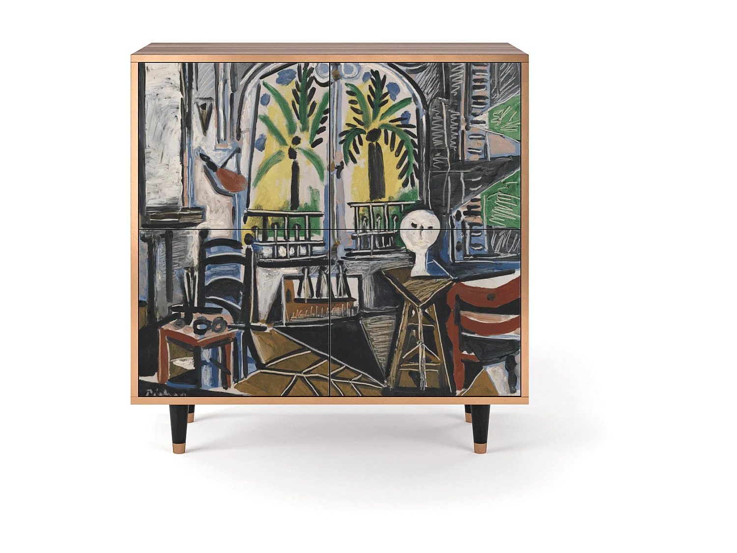 Sideboard - 94x96x48 cm - BS3 - The Studio , Walnuss