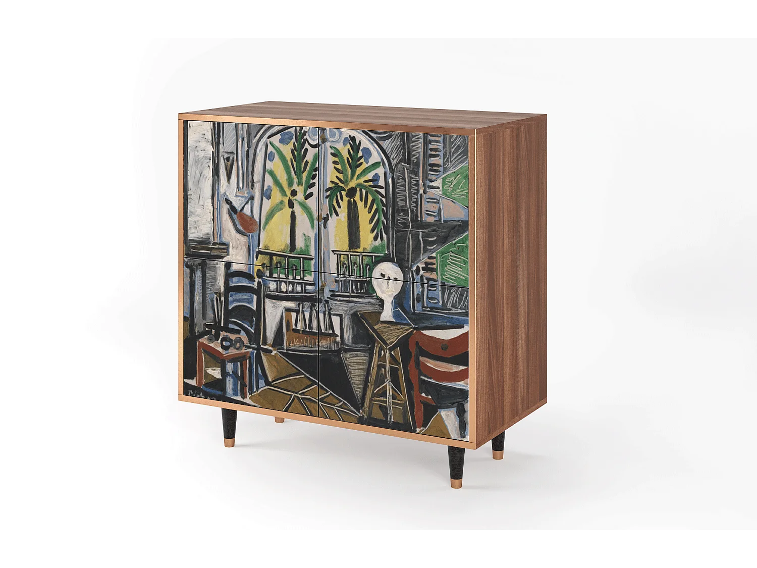 Sideboard - 94x96x48 cm - BS3 - The Studio , Walnuss