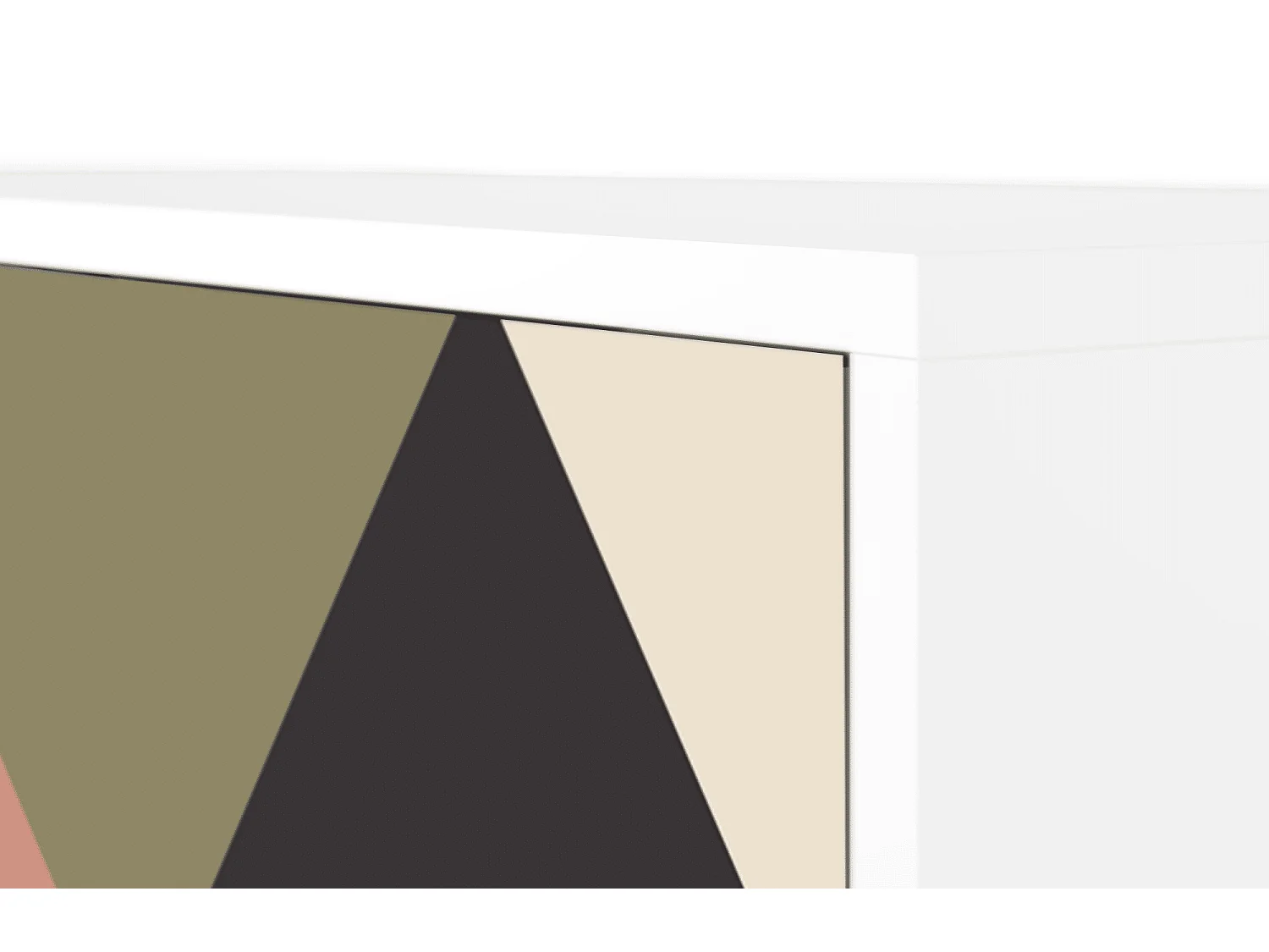 Buffet - 115х84х41 cm - S3 - Royal Triangles, Blanc