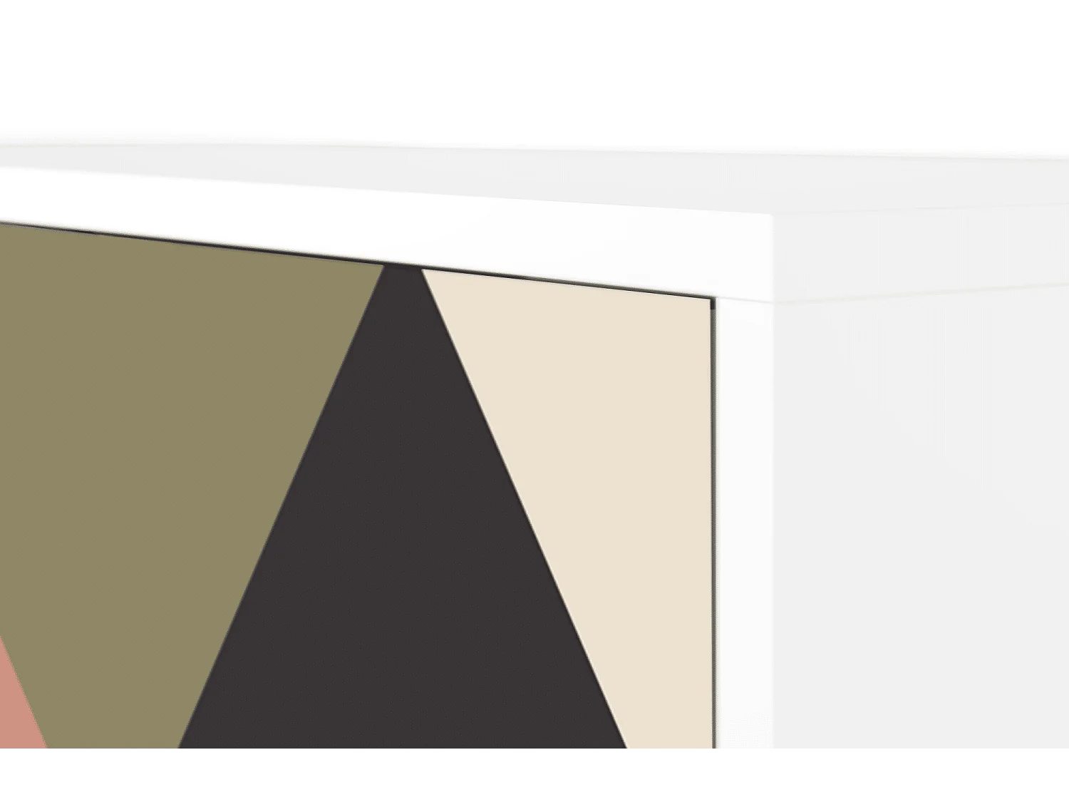 Credenza - 115х84х41 cm - S3 - Royal Triangles, Bianco