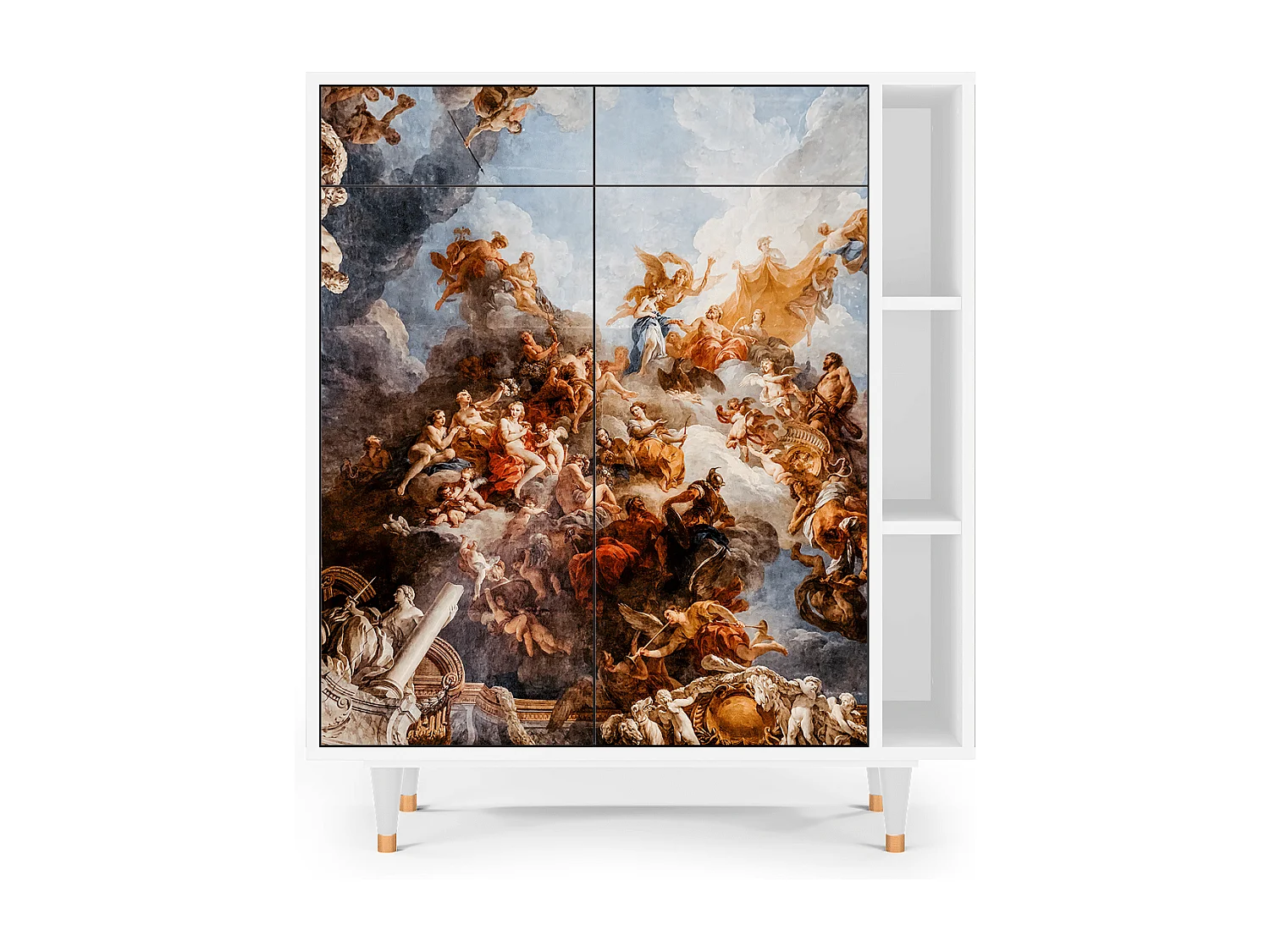 Aparador - 96х110х41 cm - BS6 - Versailles, Blanco