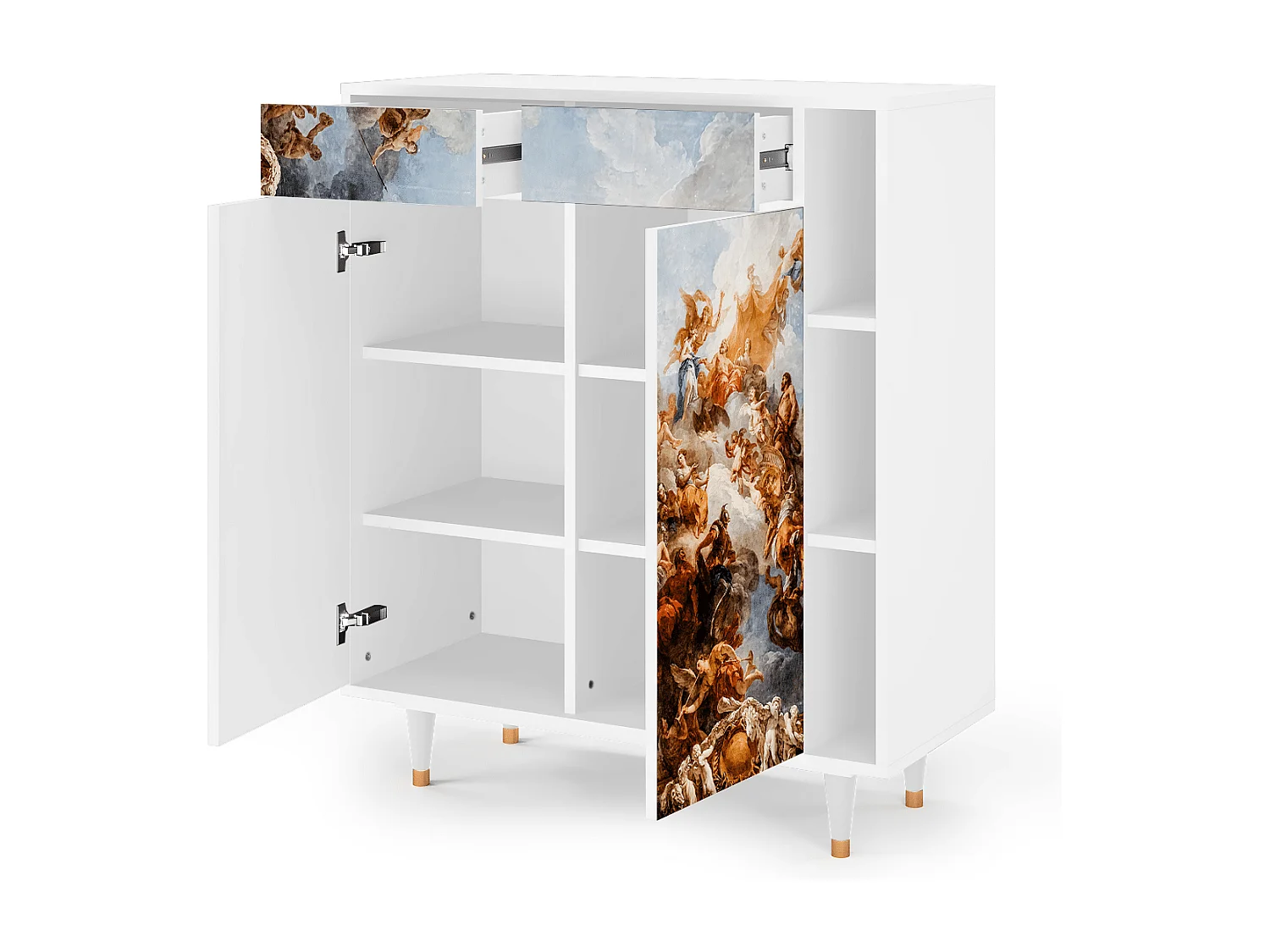 Aparador - 96х110х41 cm - BS6 - Versailles, Blanco