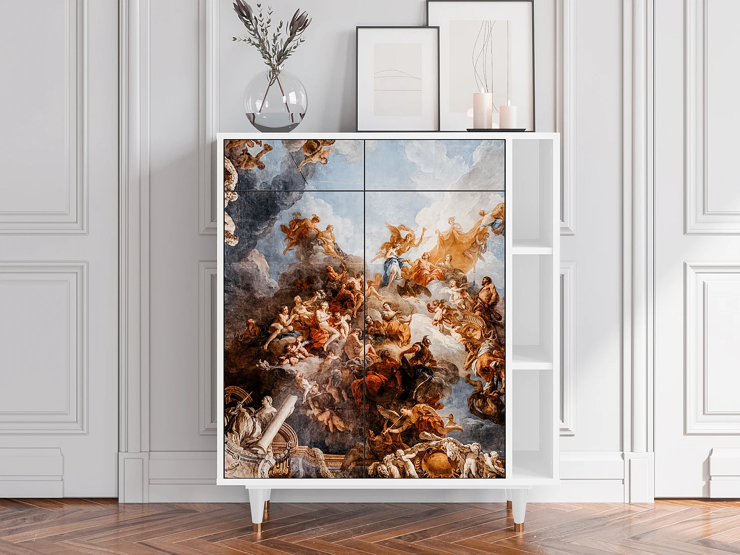 Aparador - 96х110х41 cm - BS6 - Versailles, Branco