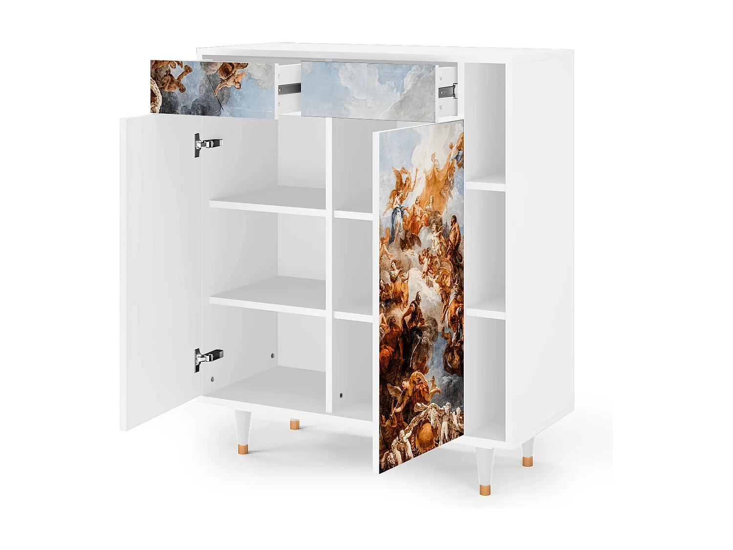 Aparador - 96х110х41 cm - BS6 - Versailles, Branco