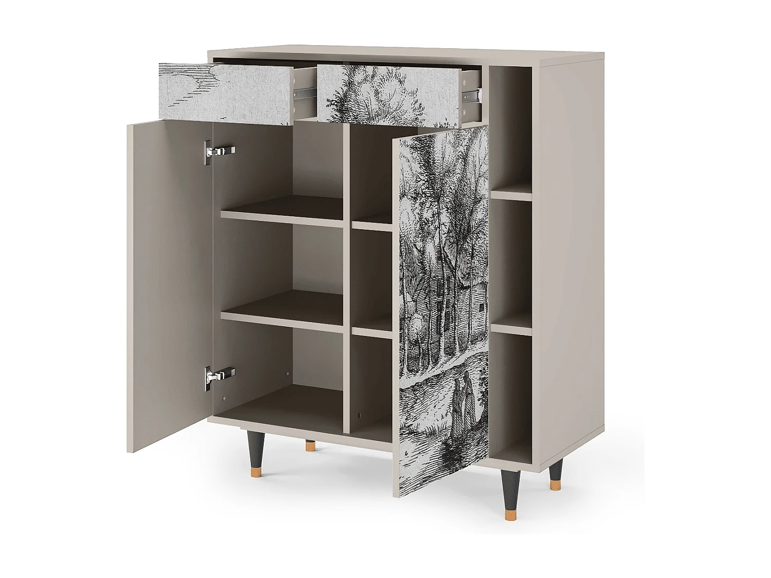 Buffet - 96х110х41 cm - BS6 - A Pond, Sable