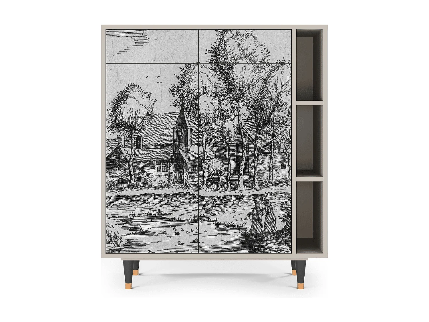 Buffet - 96х110х41 cm - BS6 - A Pond, Sable