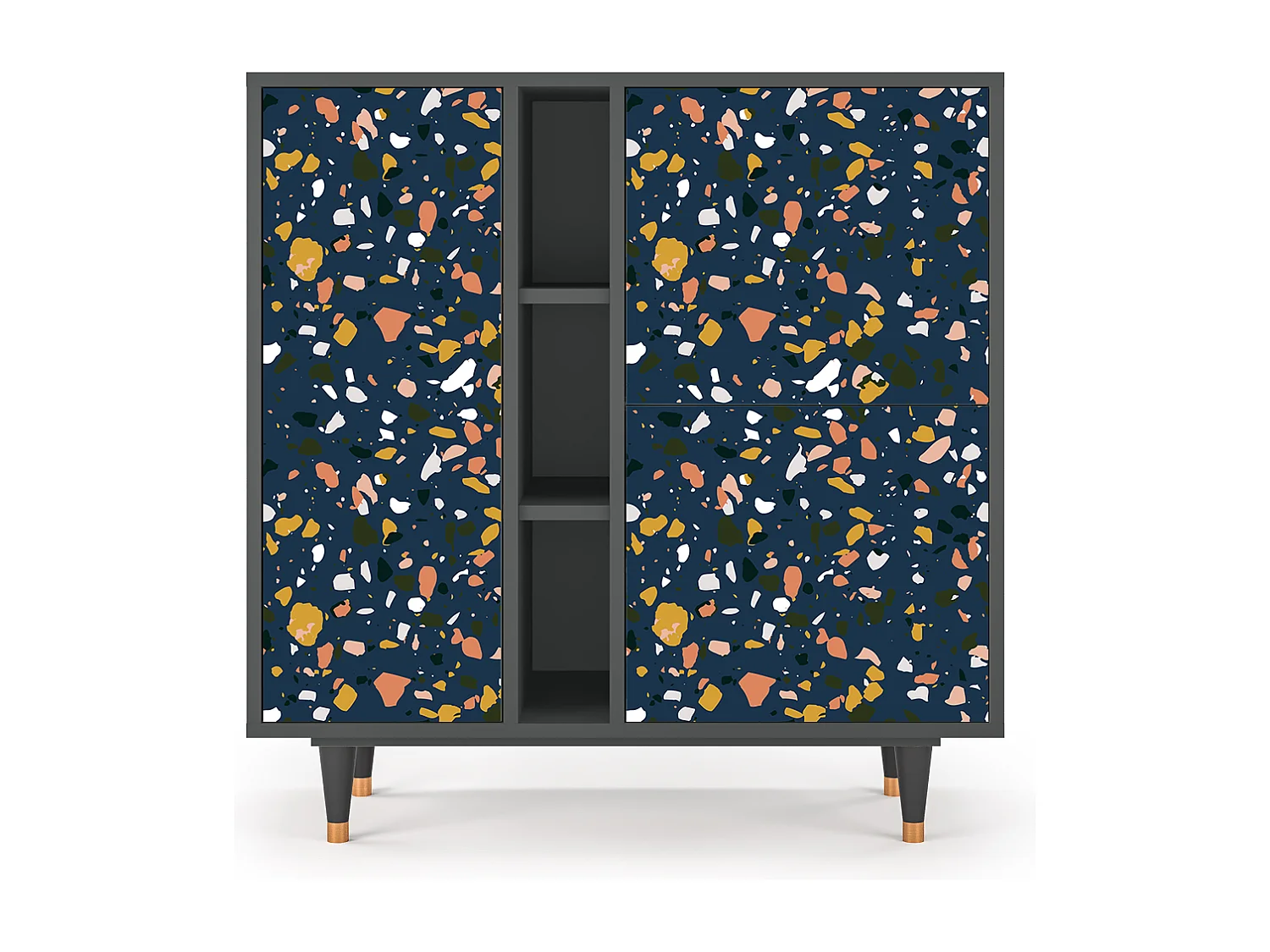 Kredens - 94х96х41 cm - BS5 - Night Sky Langhterns, Antracyt